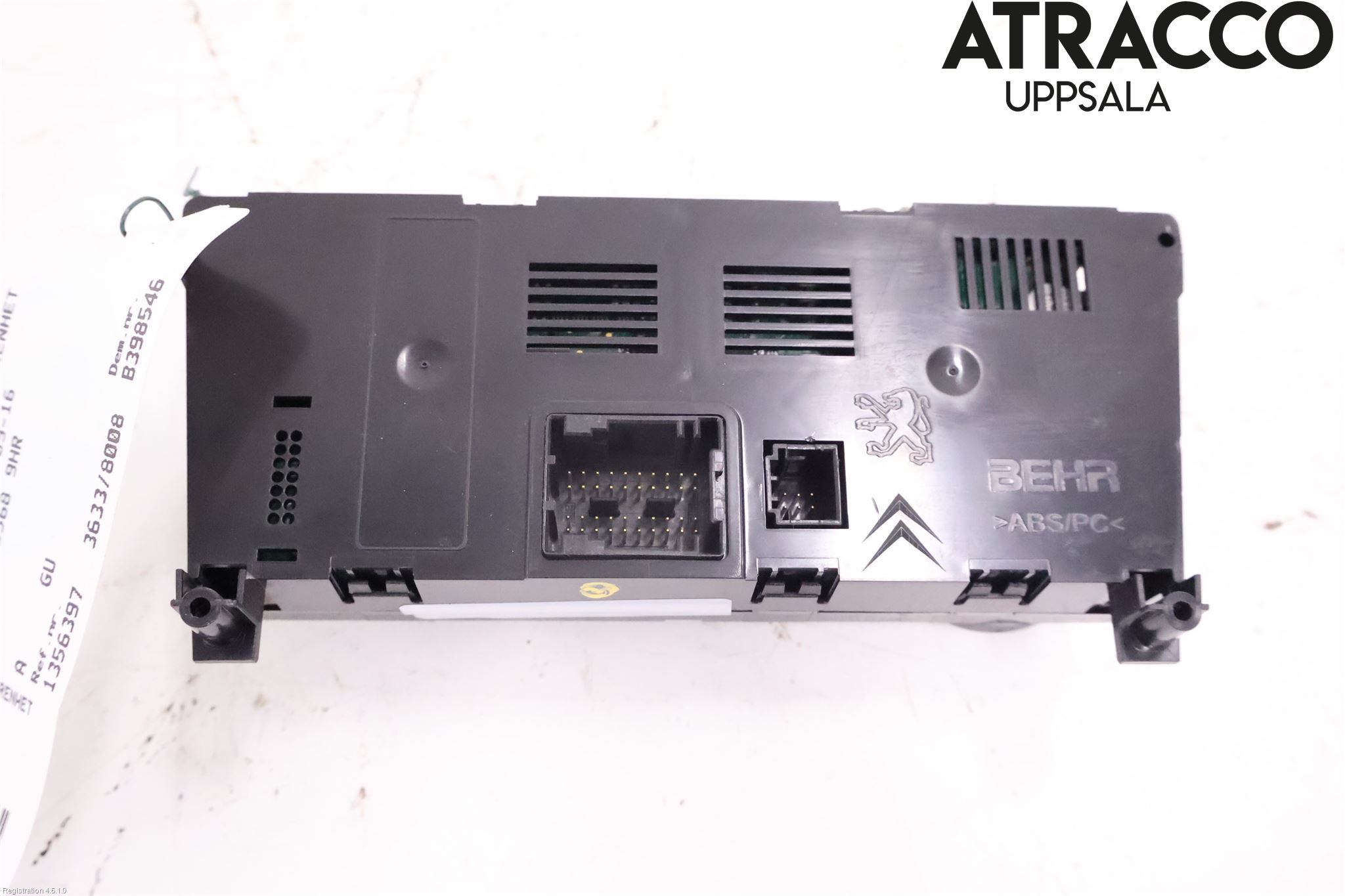 Peugeot 3008 09-16 Varme Ac Betjening-Display
