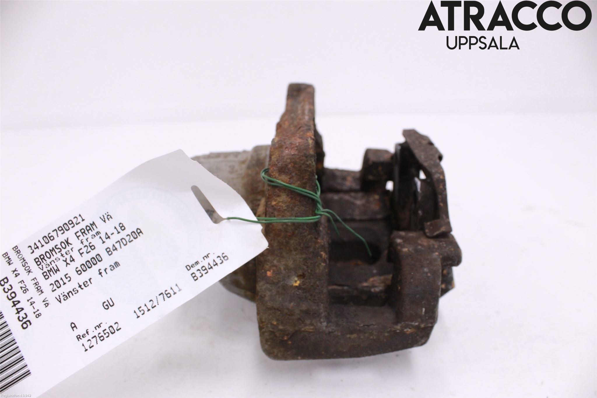 BMW X4 F26 14-18 Bremsecaliper Foran Venstre