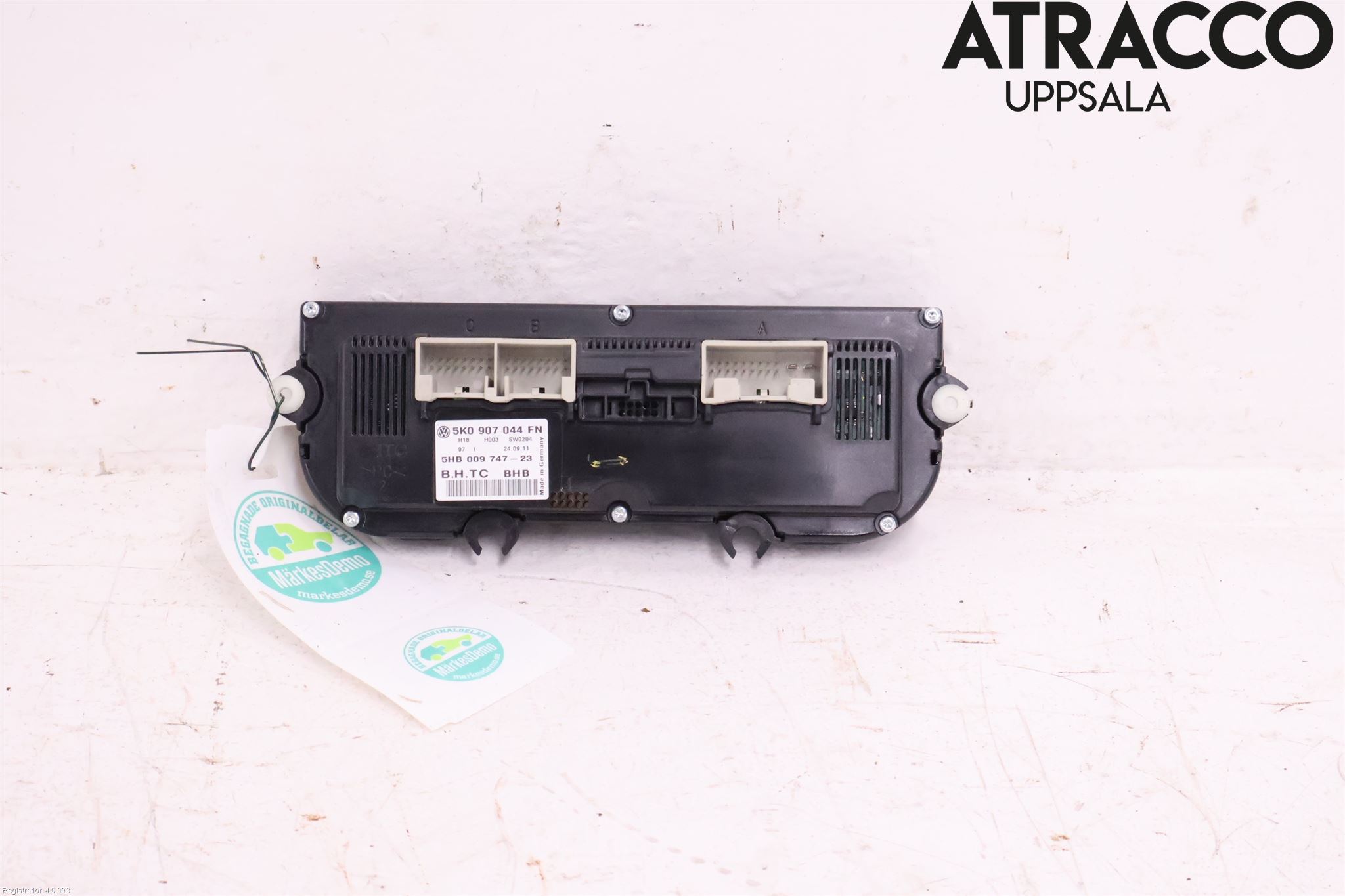 Volkswagen VW SHARAN 11- Varme Ac Betjening-Display