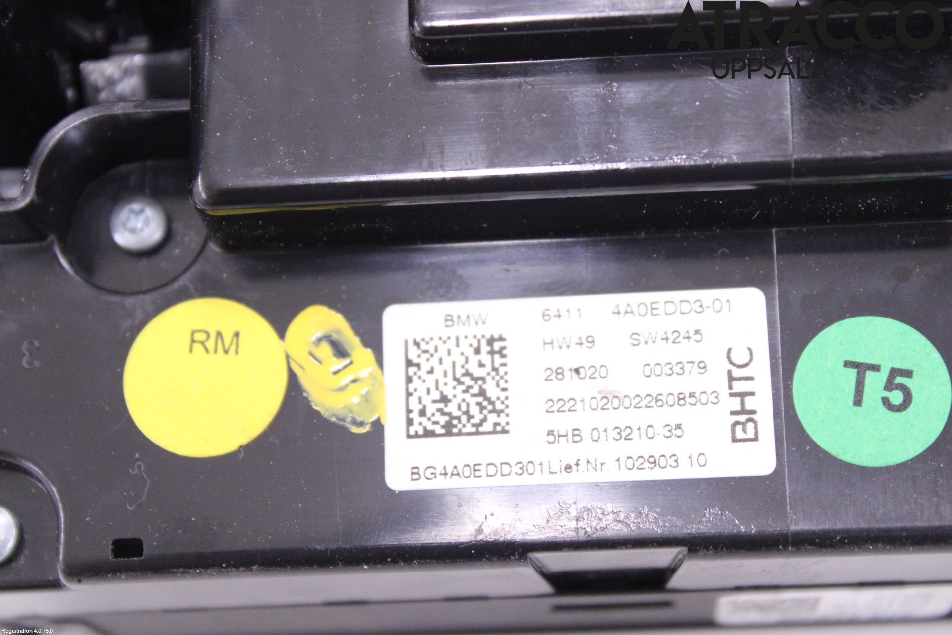 BMW 3 G20/G21/G80/G81 19- Varme Ac Betjening-Display