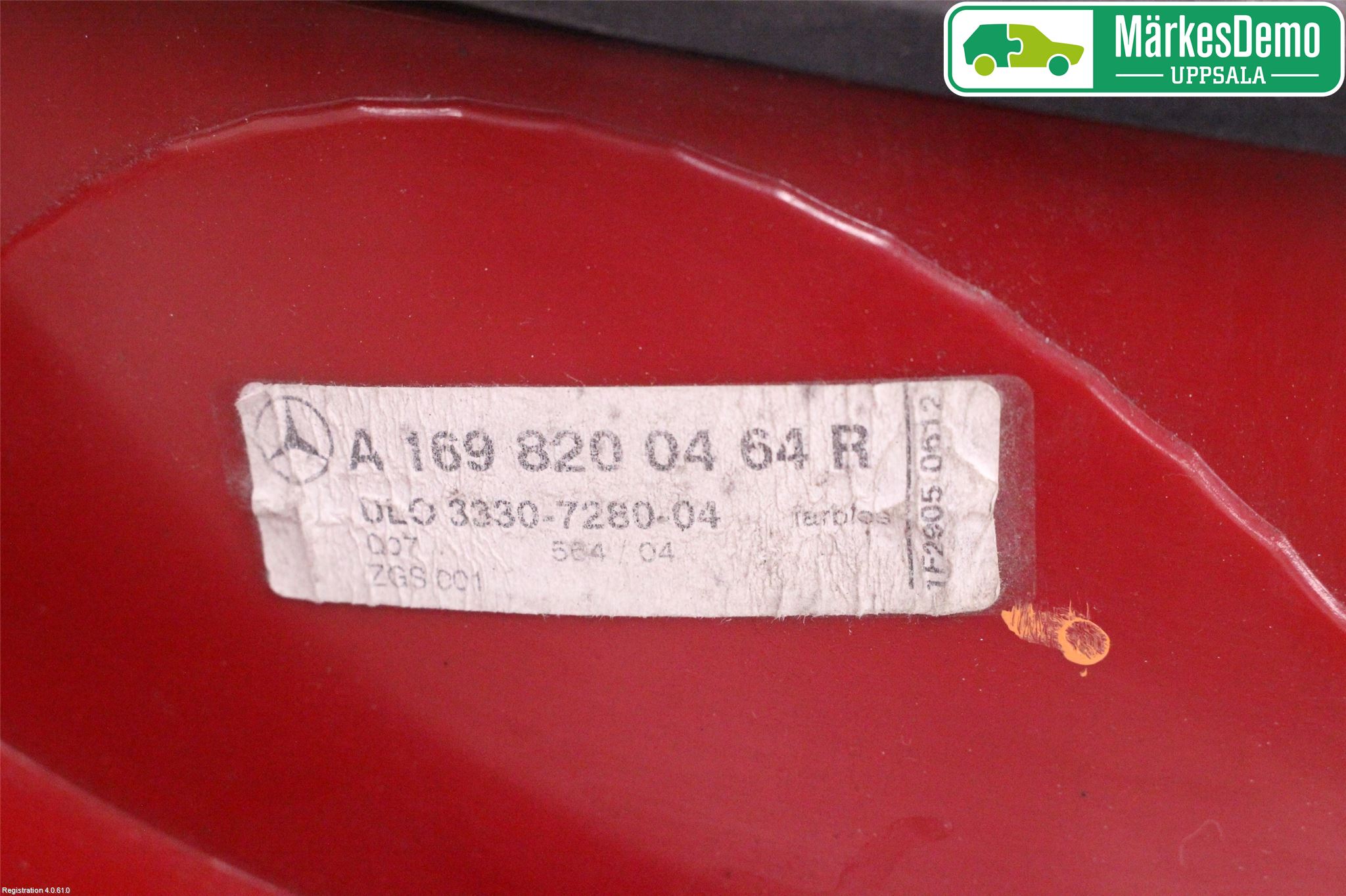 Mercedes-Benz MB A-KLASS (W169) 04-12 Baklykt Høyre