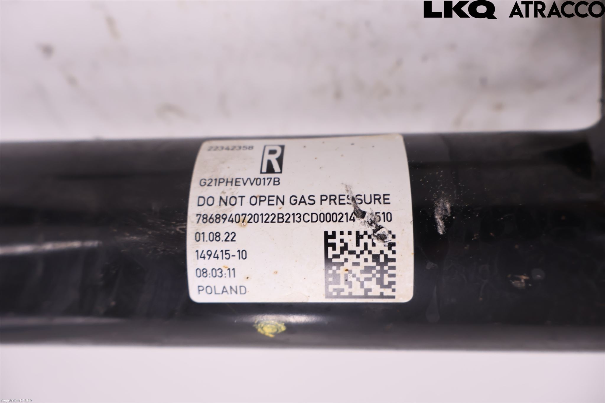 BMW 3 G20/G21/G80/G81 19- Fjærbein Foran Høyre