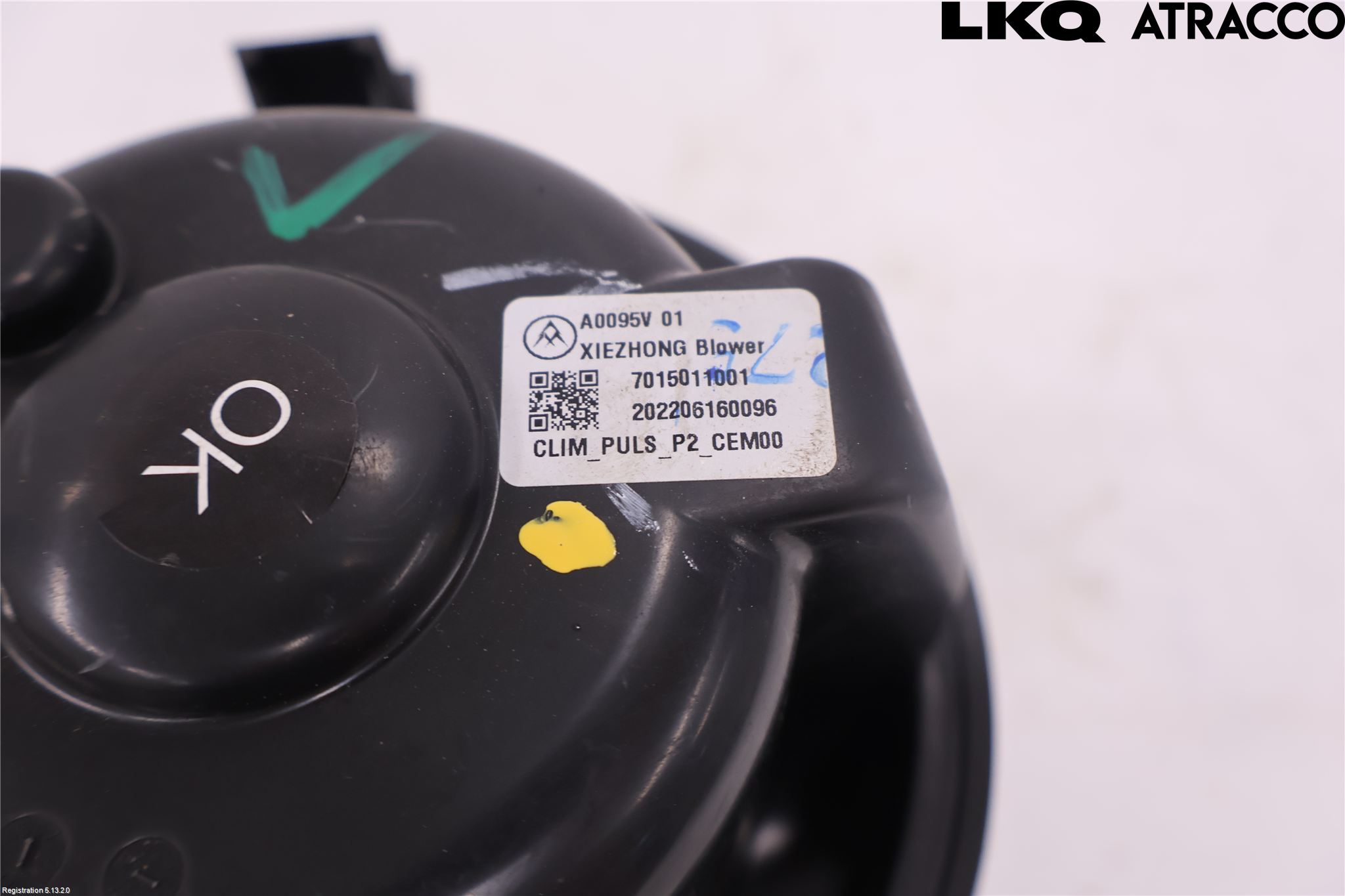 Opel CORSA F, CORSA-E 20- Varmeapparat Viftemotor