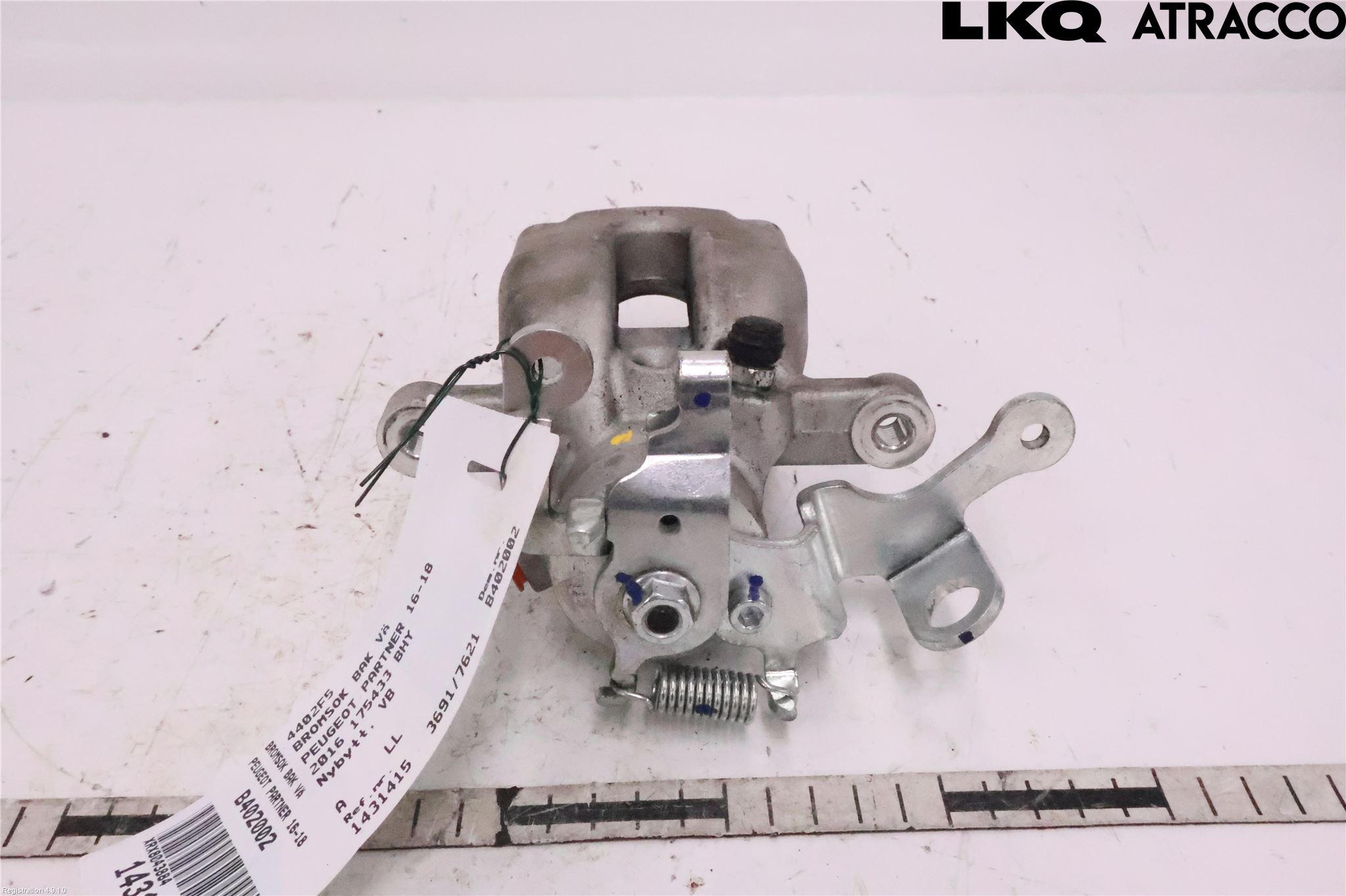 Peugeot PARTNER 16-18 Bremsecaliper Bak Venstre