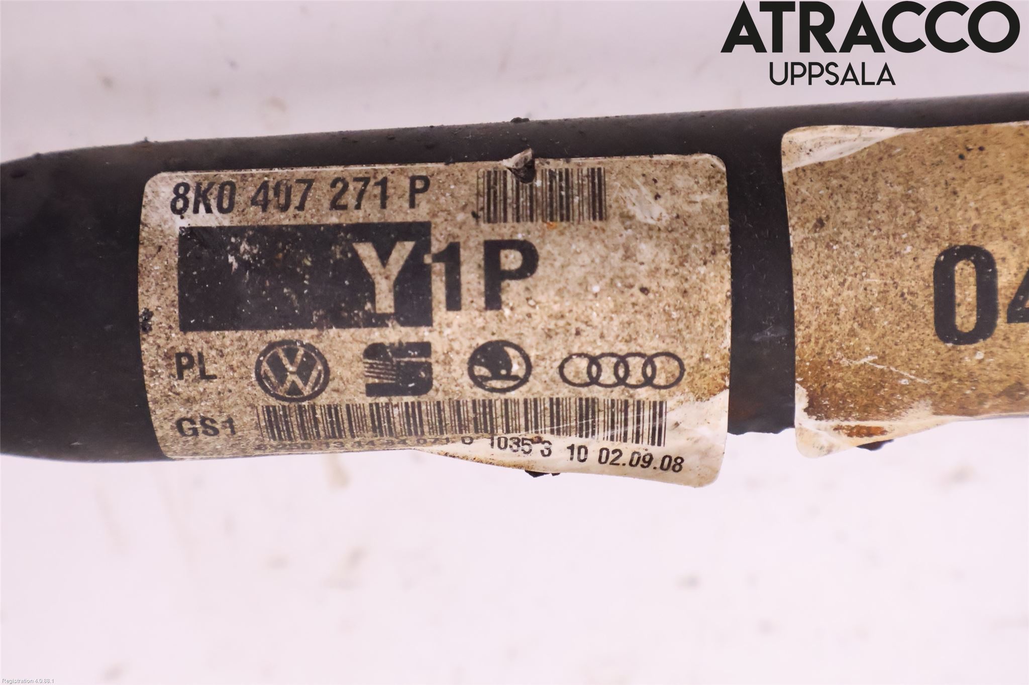 Audi A4/S4 08-11 Drivaksel Foran Kompl Venstre