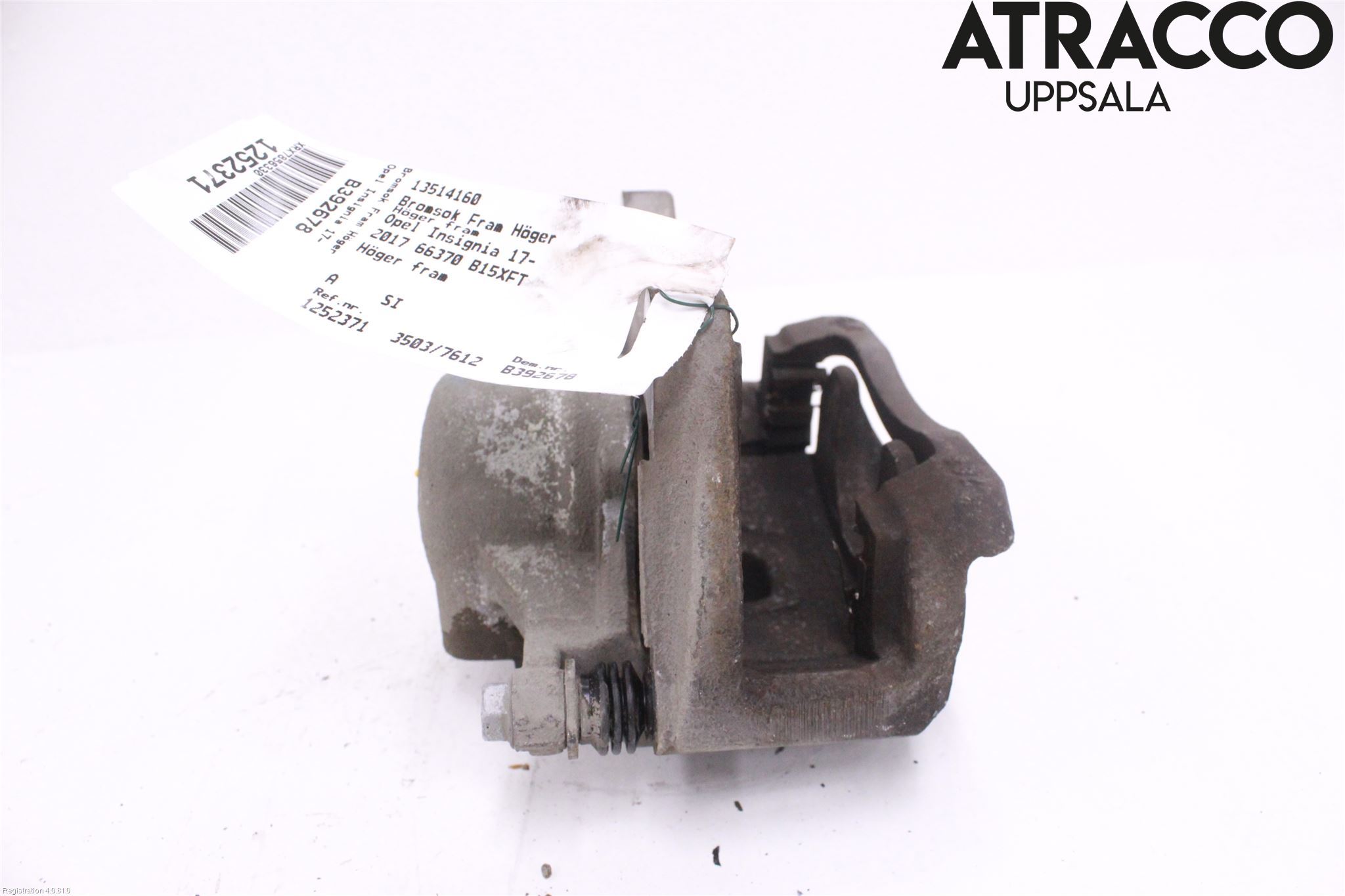 Opel INSIGNIA 17- Bremsecaliper Foran Høyre