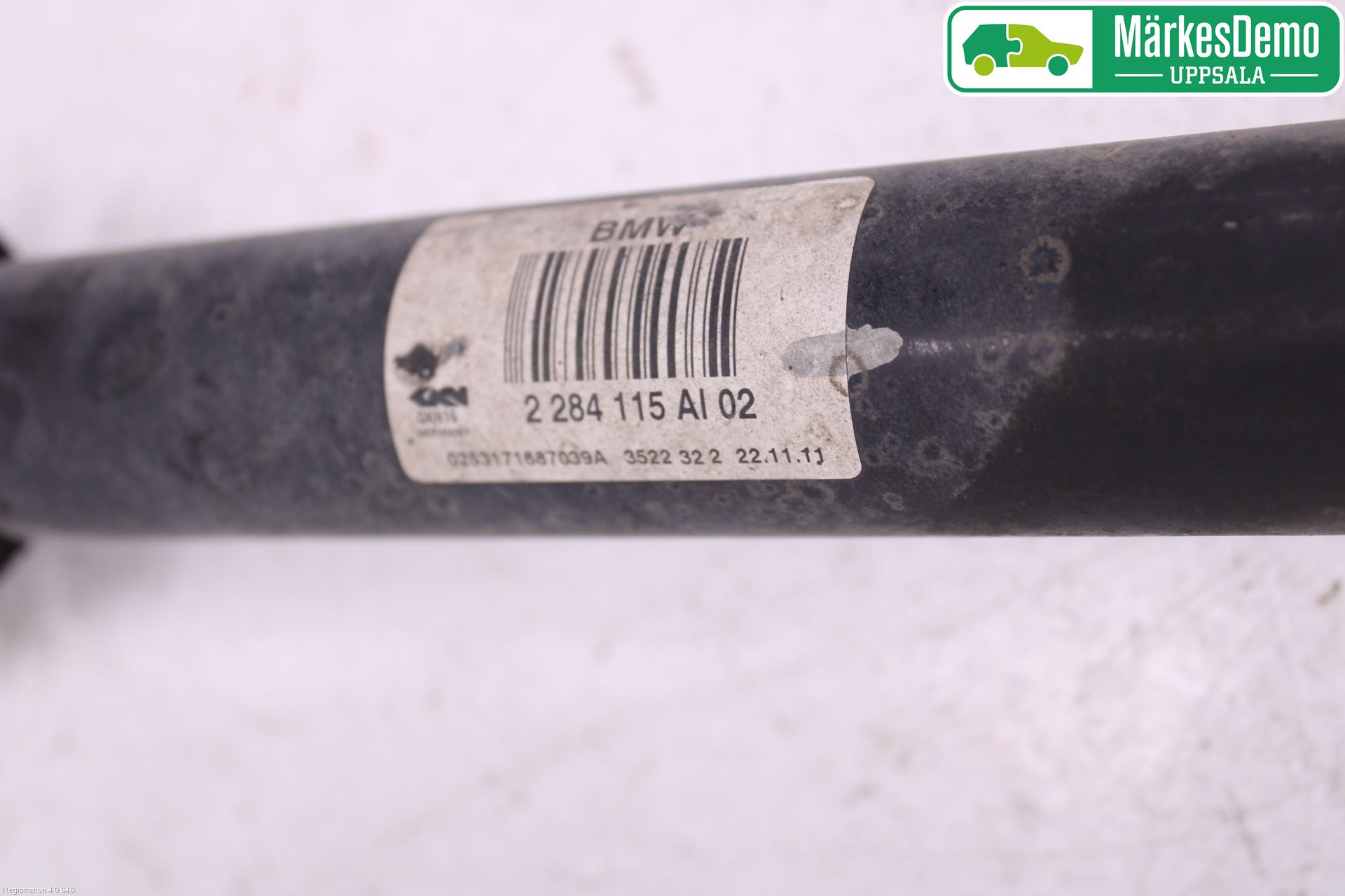 BMW 5 F10/F11/F18 09-17 Drivaksel Bak Kompl Venstre