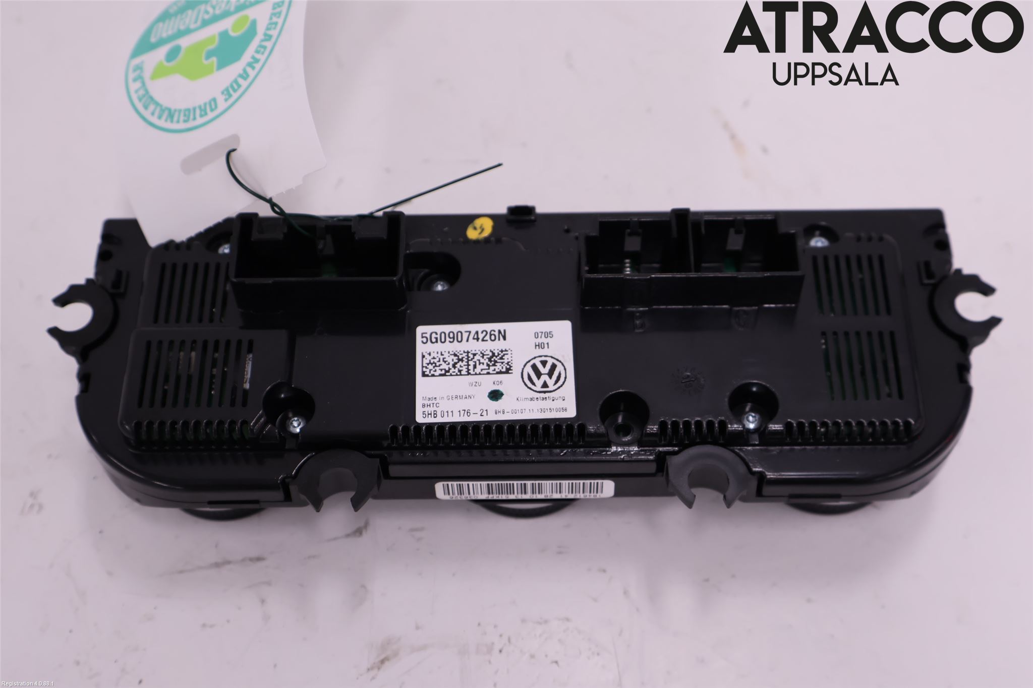 Volkswagen VW GOLF / E-GOLF VII 13-20 Varme Ac Betjening-Display