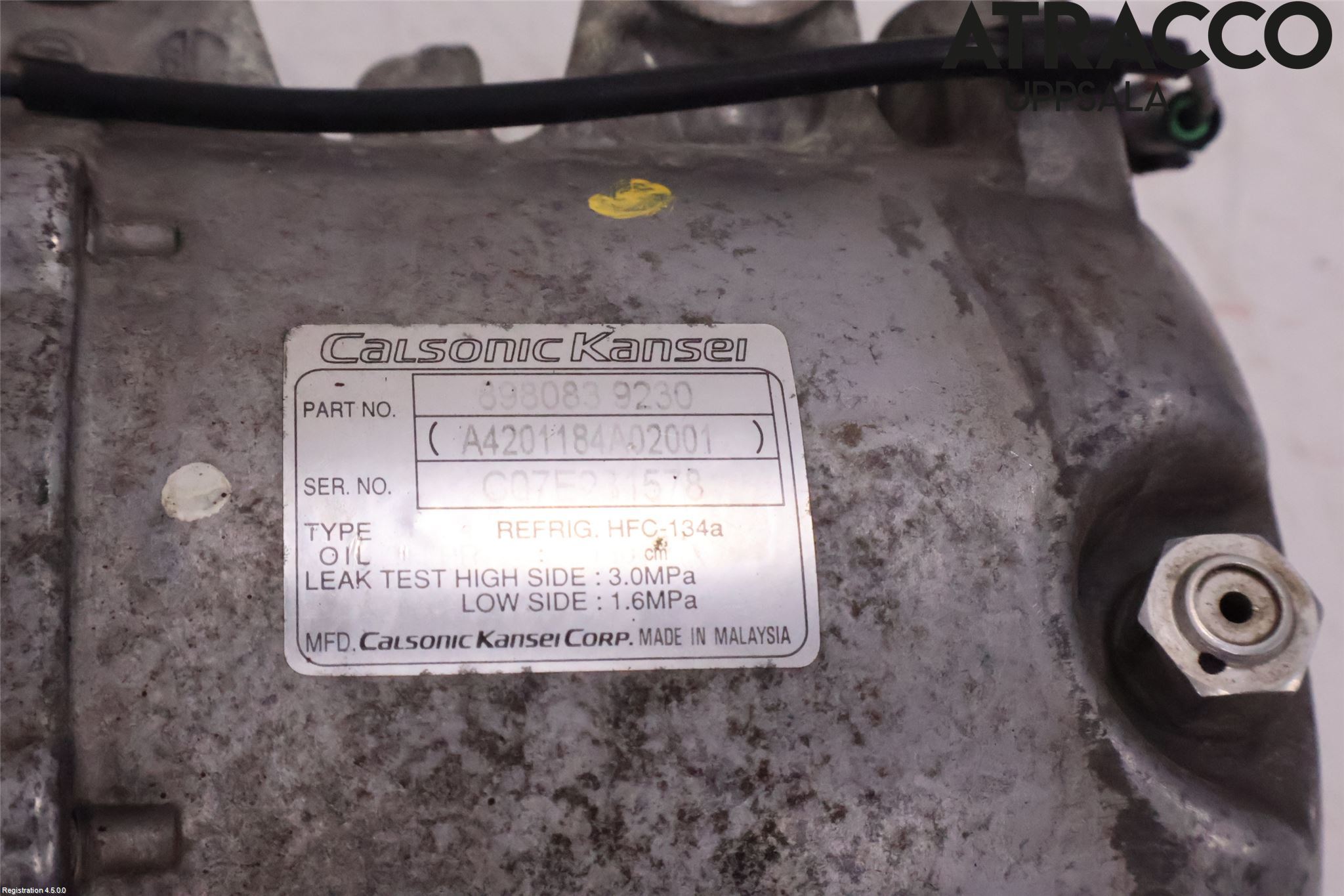 Isuzu D-MAX Varme Ac Kompressor