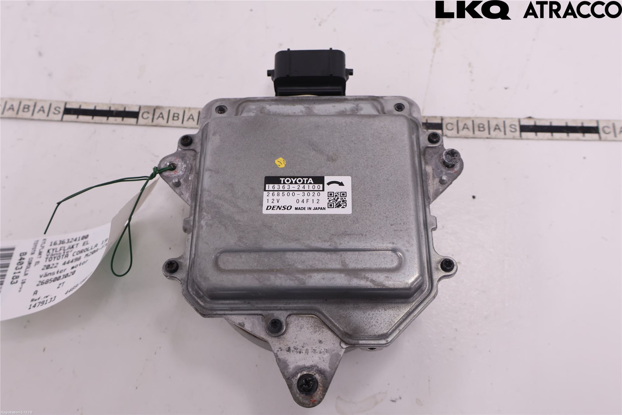 Toyota COROLLA 19- Kjølevifte Elektrisk