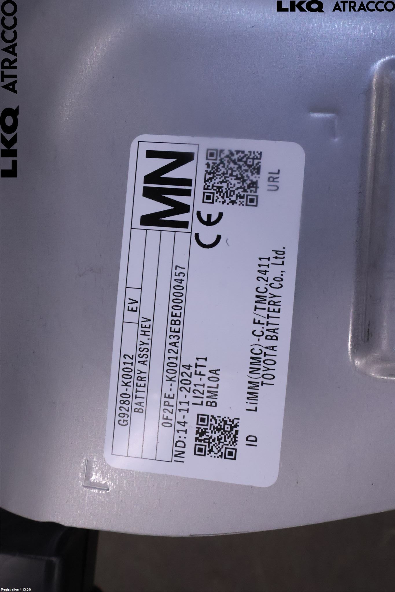 Toyota YARIS CROSS XP21 21- Hybrid Batteri