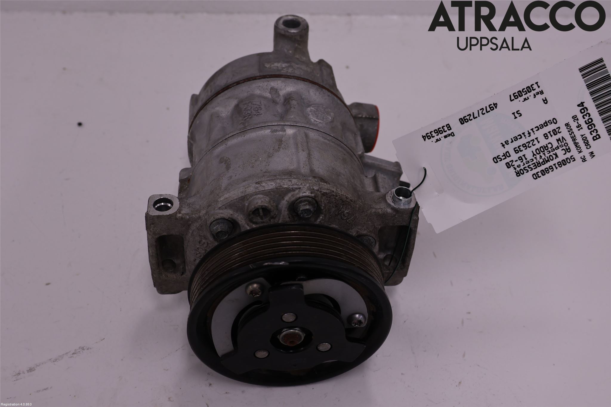 Volkswagen VW CADDY 16-20 Varme Ac Kompressor
