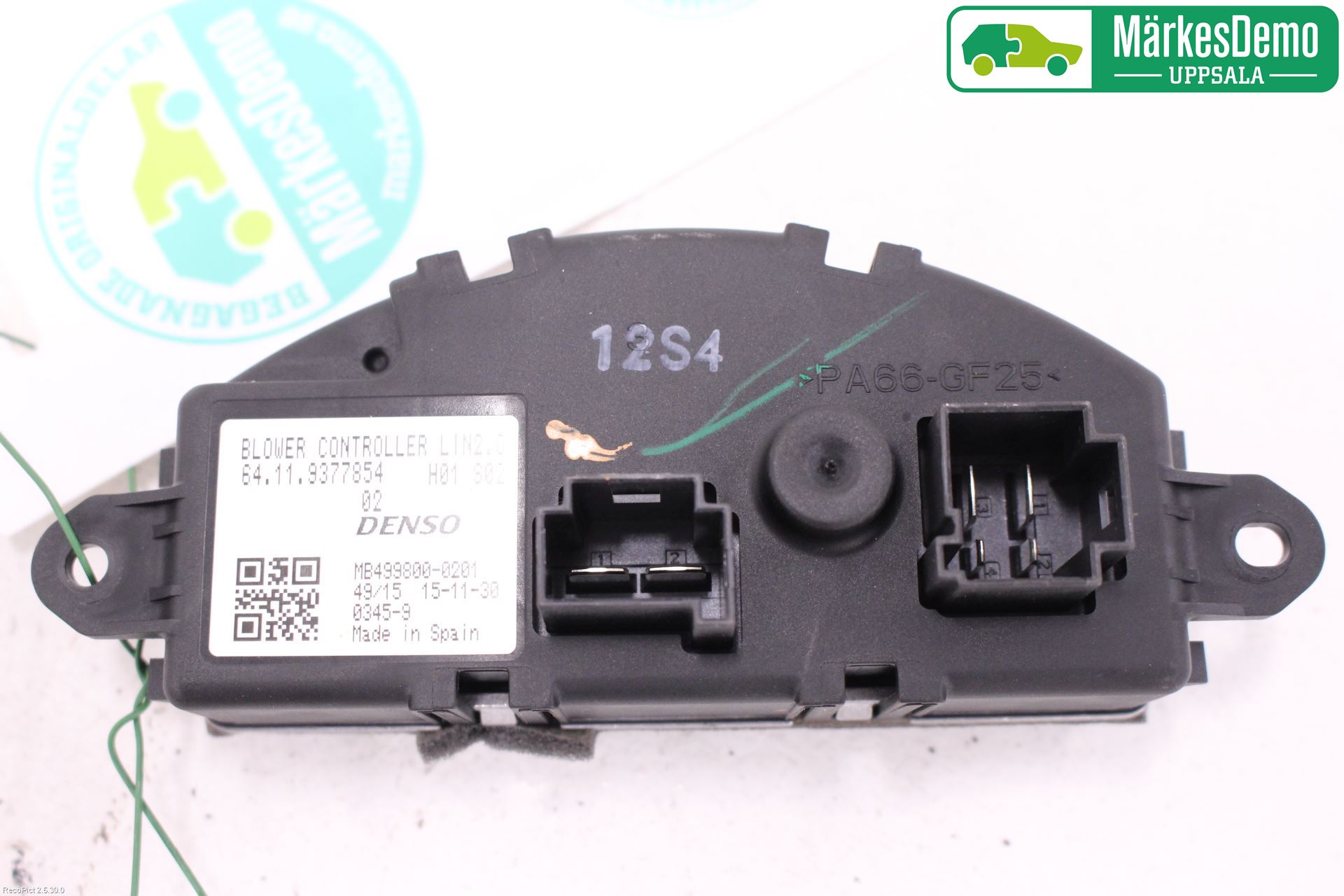 BMW i3 I01 13-22 Varmeapparat Viftemotstand