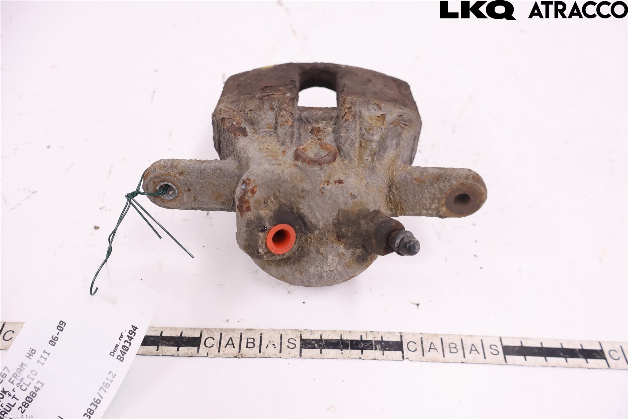 Renault CLIO III  06-09 Bremsecaliper Foran Høyre