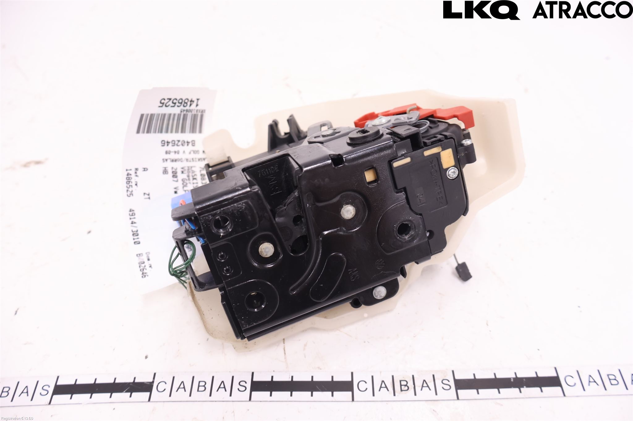 Volkswagen VW GOLF V 04-09 Dørlås - Låsekasse