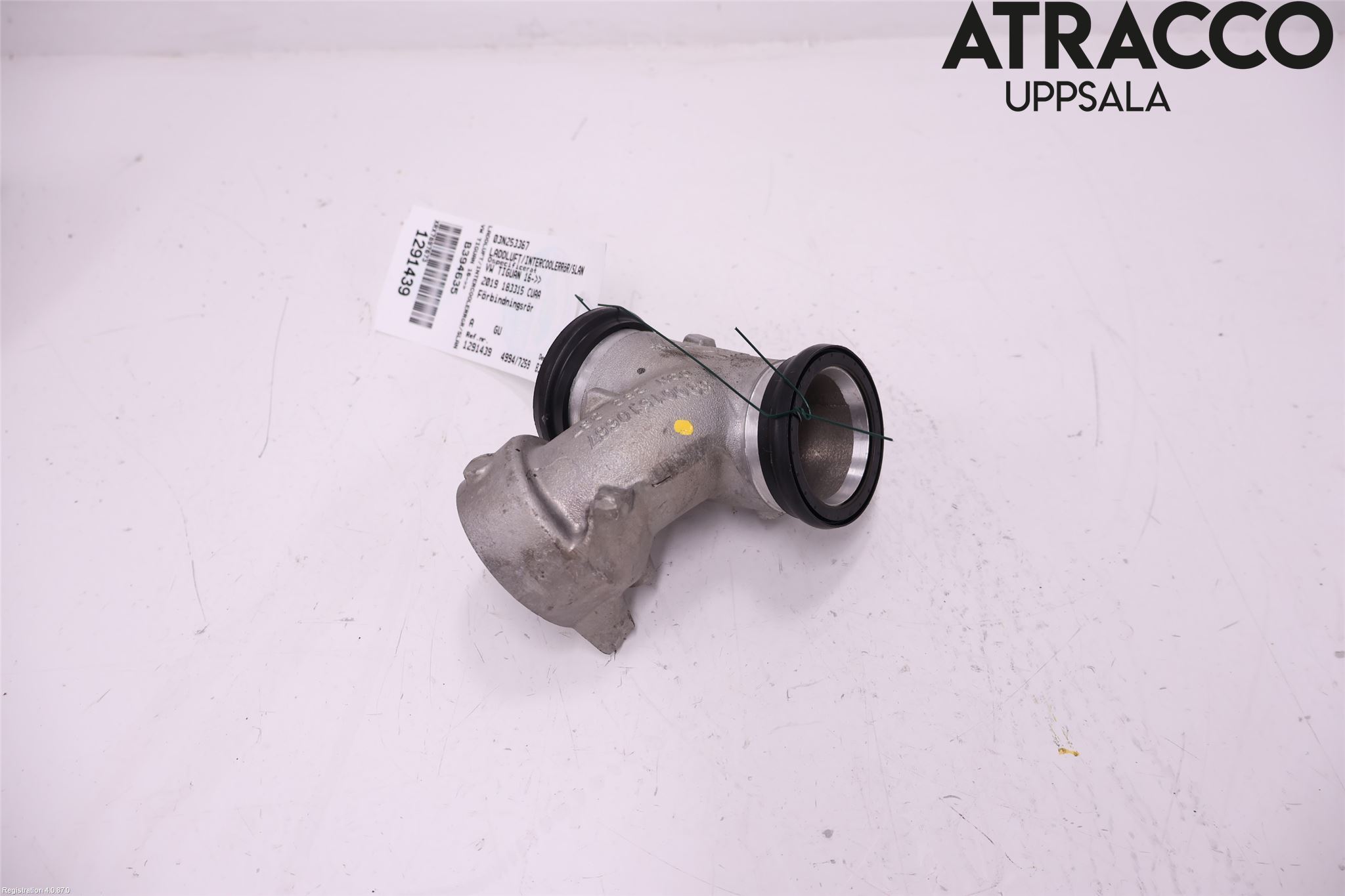 Volkswagen VW TIGUAN 16-24 Intercooler Rør-Slange