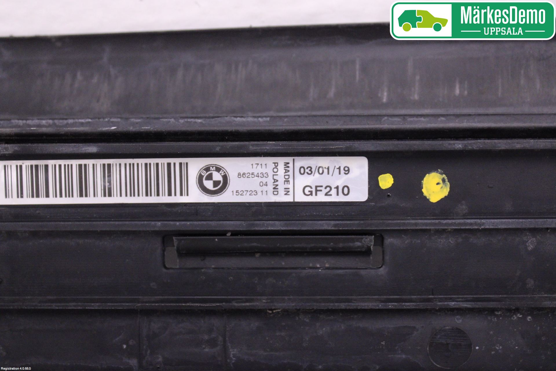 BMW 3 GT F34 13-19 Radiator Feste - Ramme - Bjelk