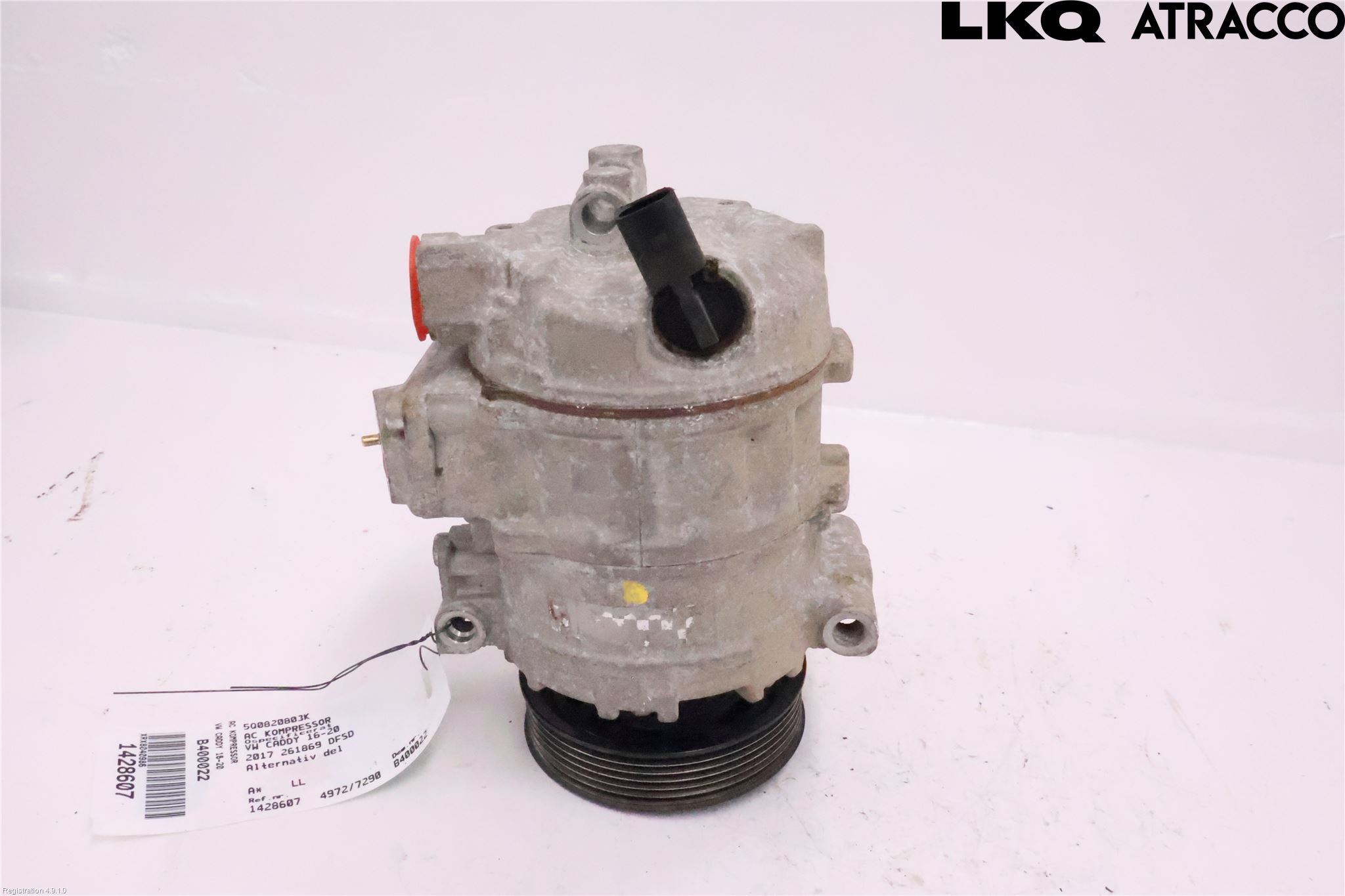 Volkswagen VW CADDY 16-20 Varme Ac Kompressor