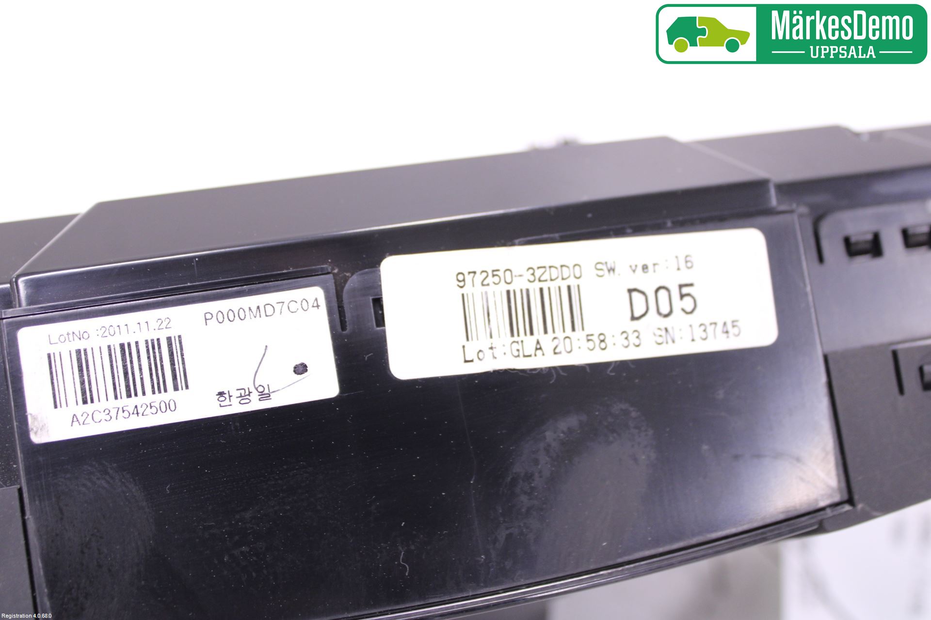Hyundai i40 08-15 Varme Ac Betjening-Display