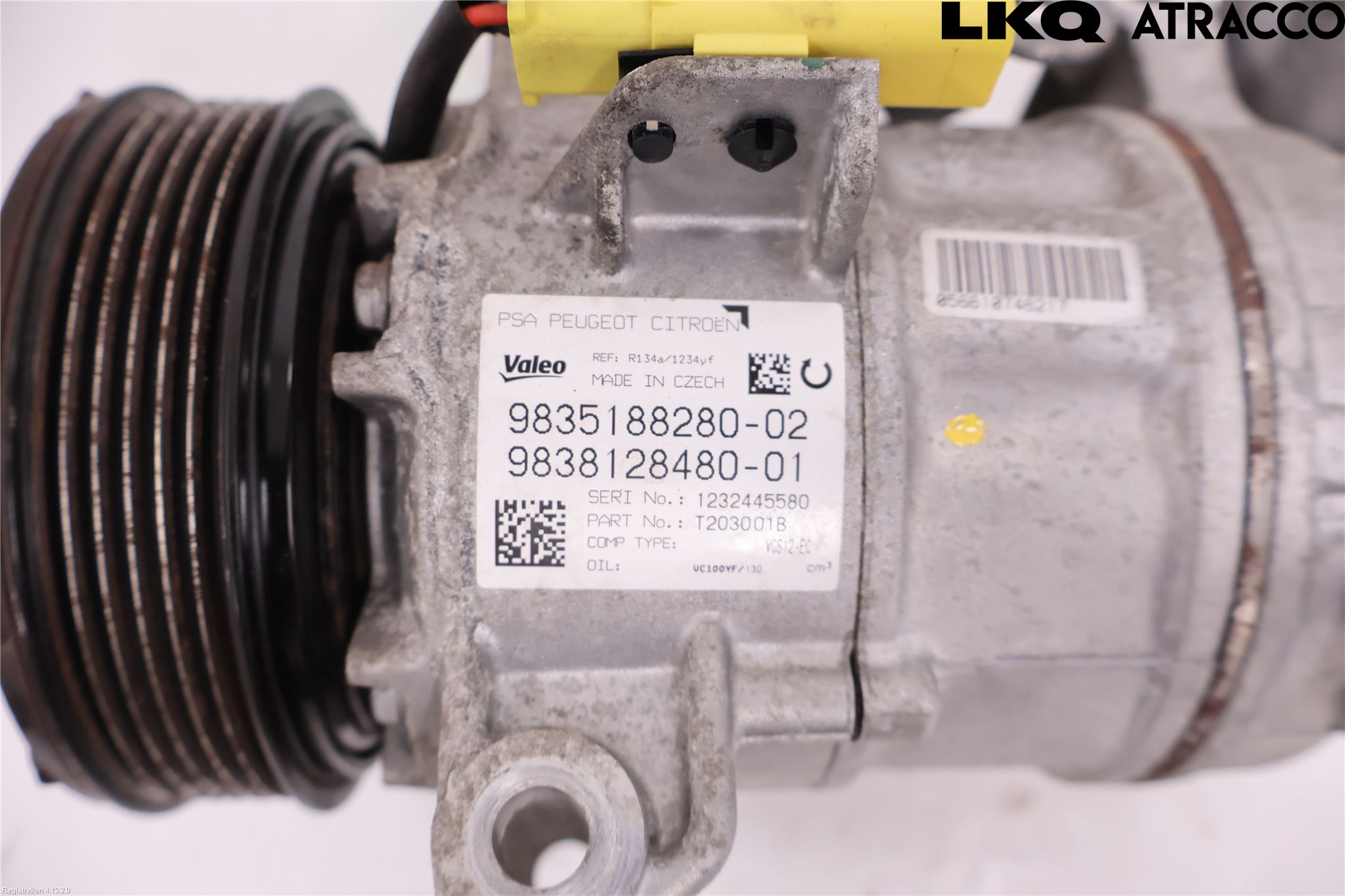 Peugeot 308 14-21 Varme Ac Kompressor
