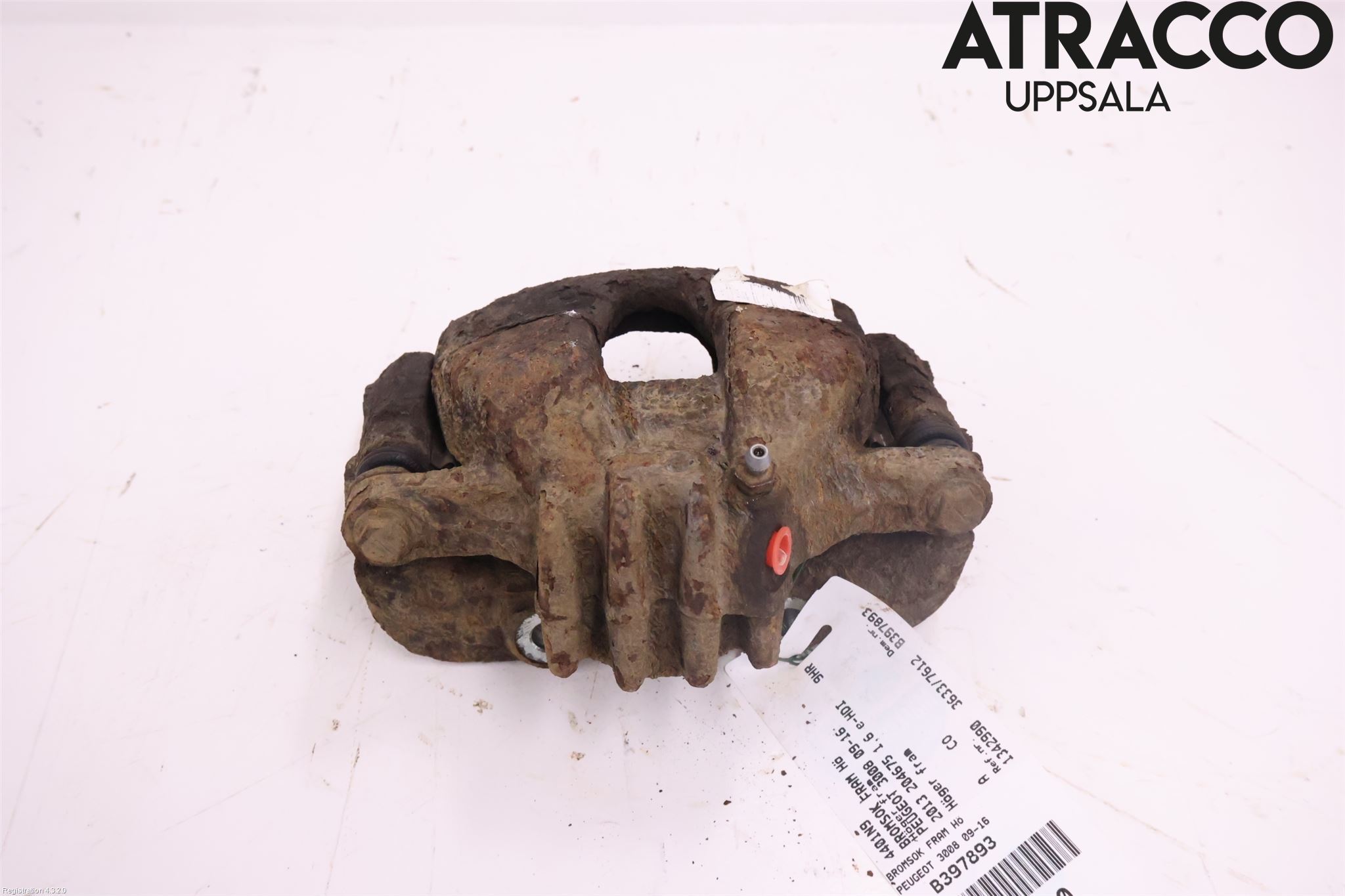Peugeot 3008 09-16 Bremsecaliper Foran Høyre