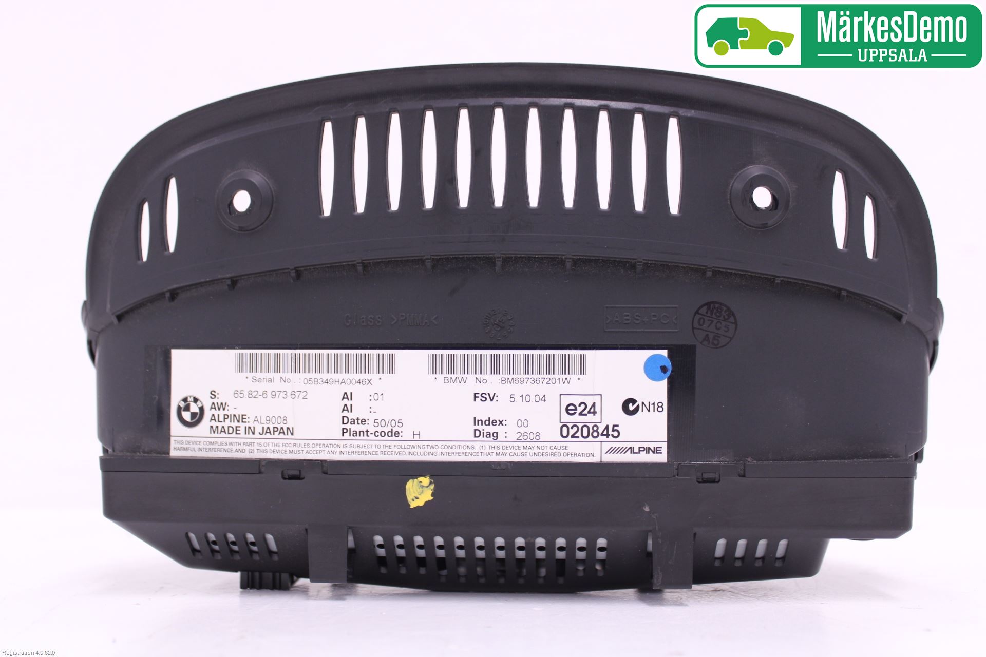 BMW 3 E90/91 SED/TOU 05-12 Instr Skjerm Dvd-Gps-Ac-Tlf