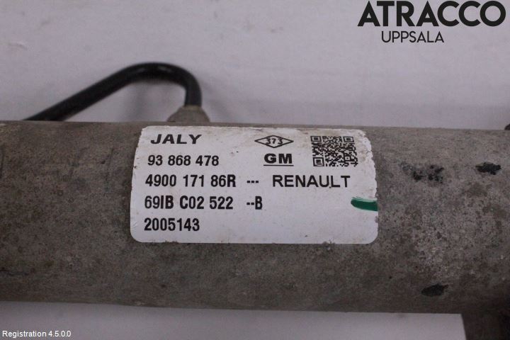 Opel VIVARO 15-19 Servo Snekke - Tannstang