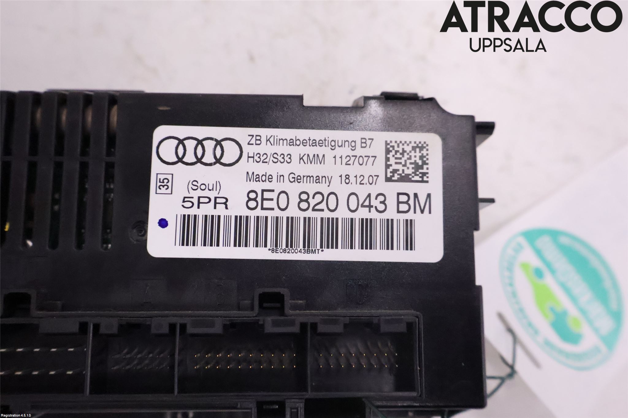 Audi A4/S4 05-07 Varme Ac Betjening-Display