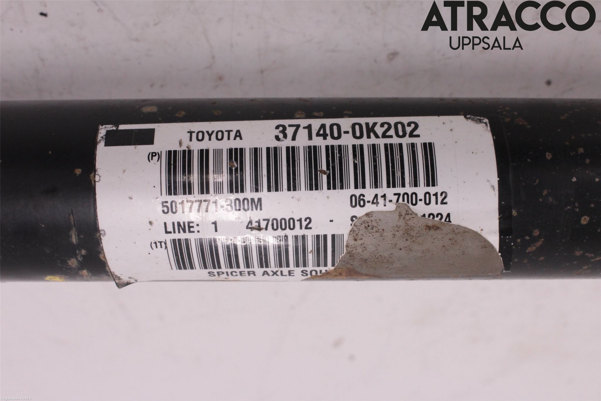 Toyota HILUX 16- Mellomaksel Fremre