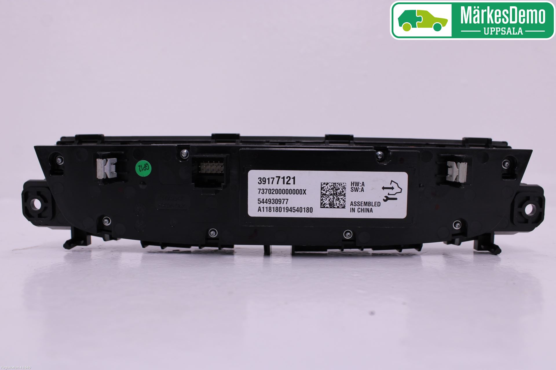 Opel INSIGNIA 17- Varme Ac Betjening-Display