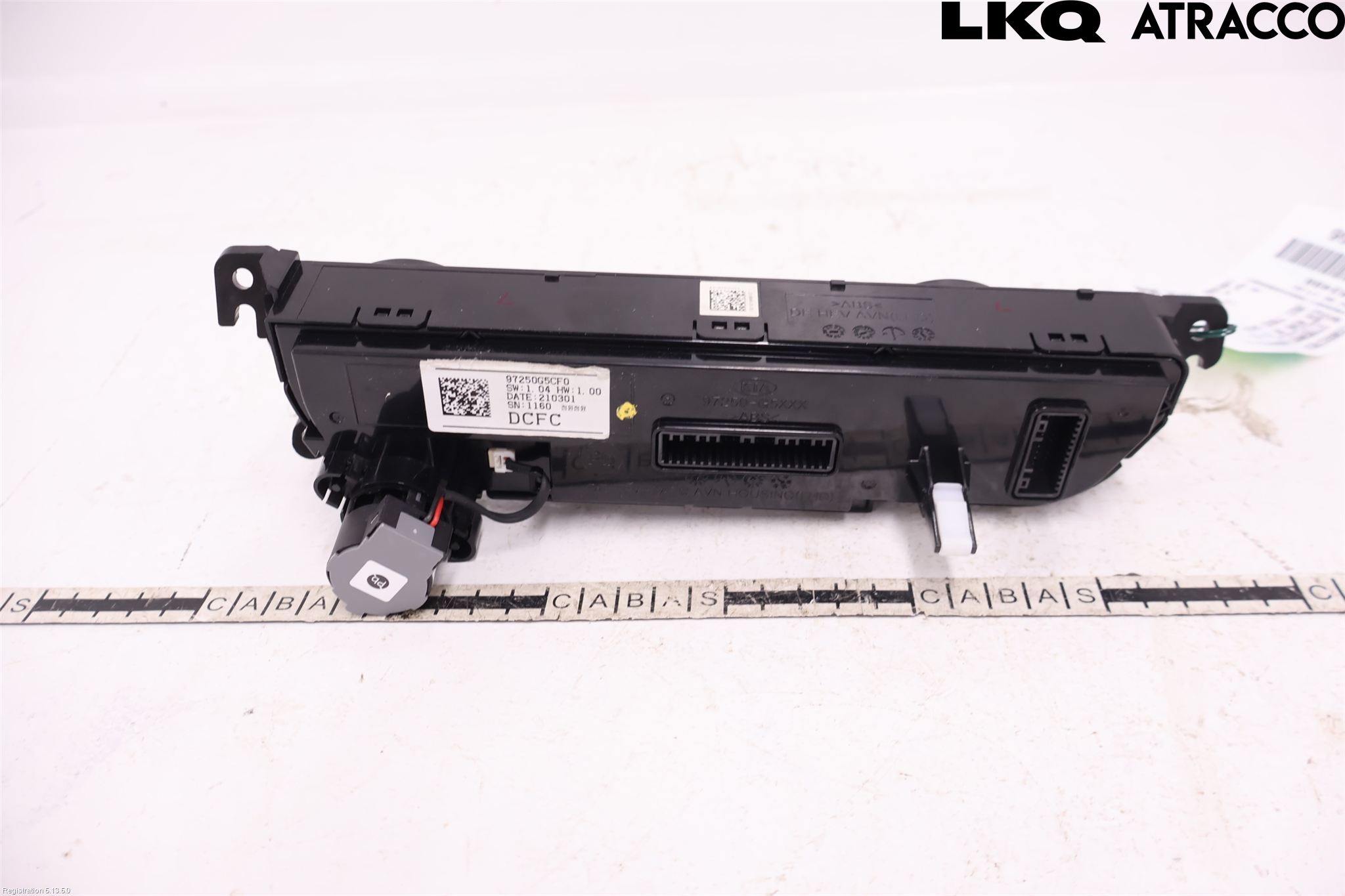 Kia NIRO (DE) 17-22 Varme Ac Betjening-Display