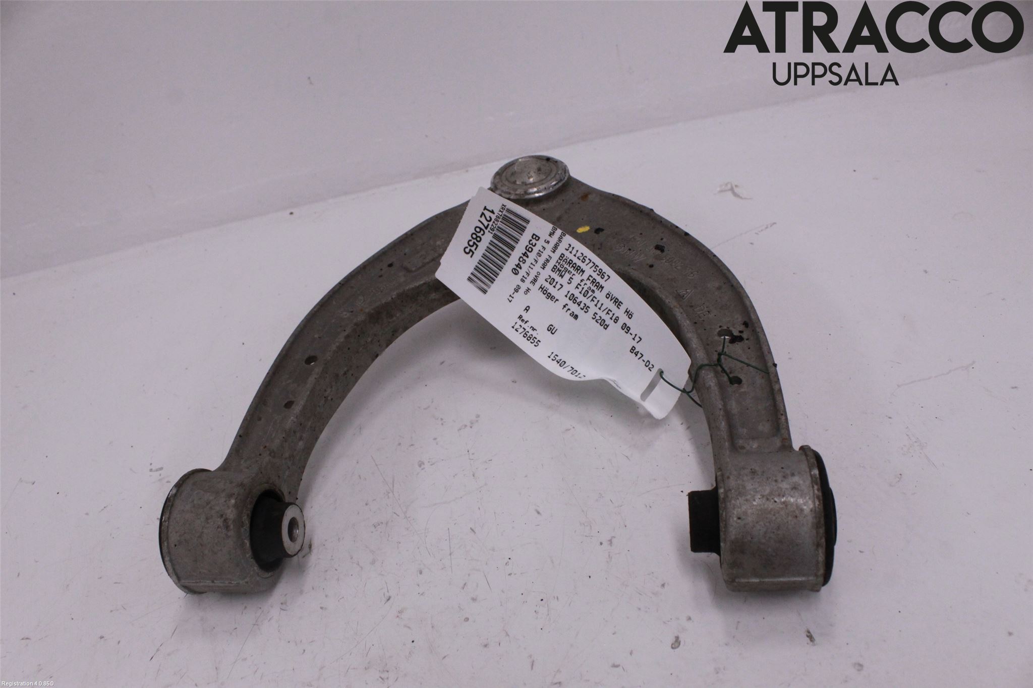 BMW 5 F10/F11/F18 09-17 Bærearm Foran Høyre Øvre