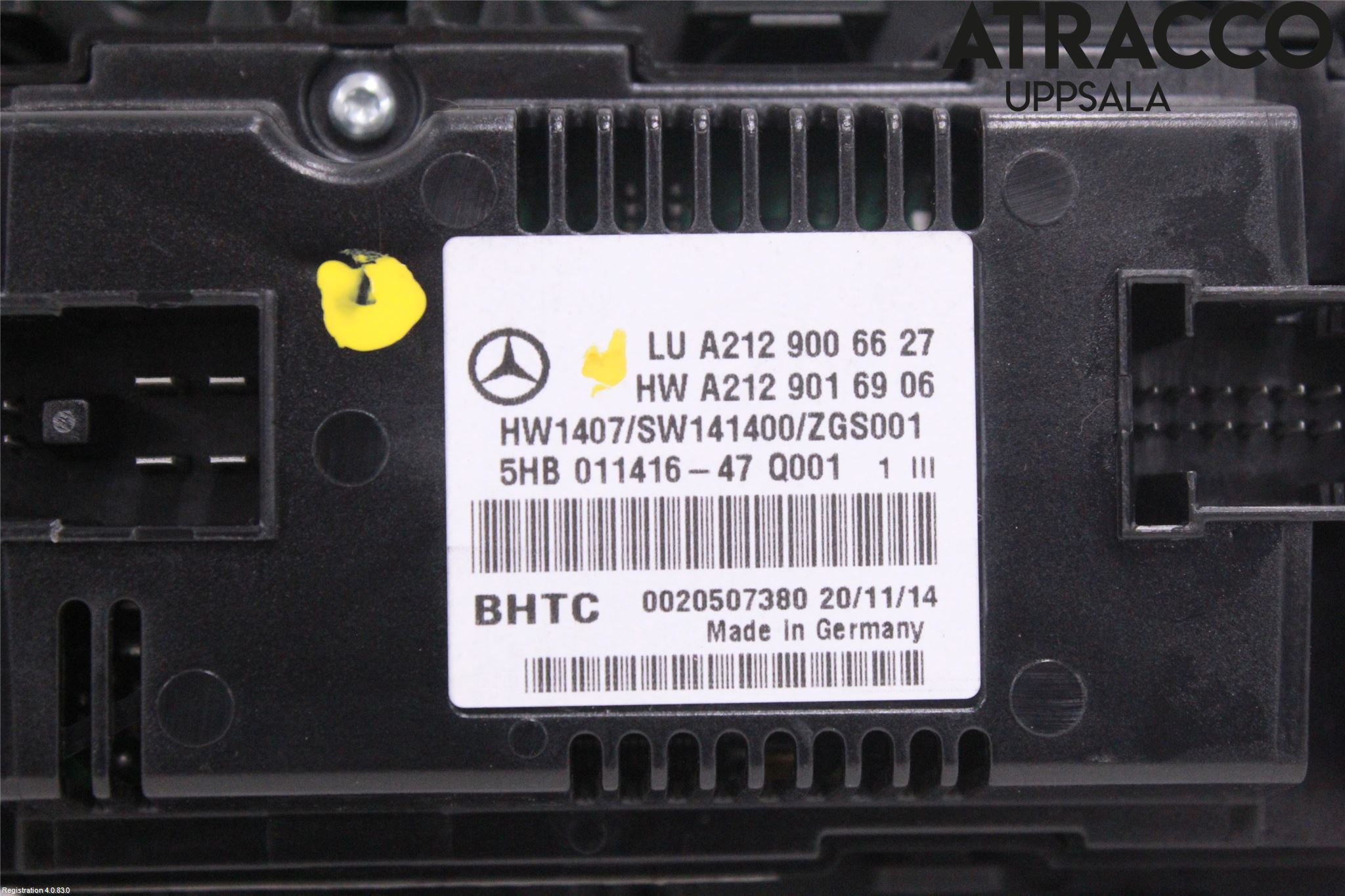 Mercedes-Benz MB E-KLASS (W212) 09-16 Varme Ac Betjening-Display