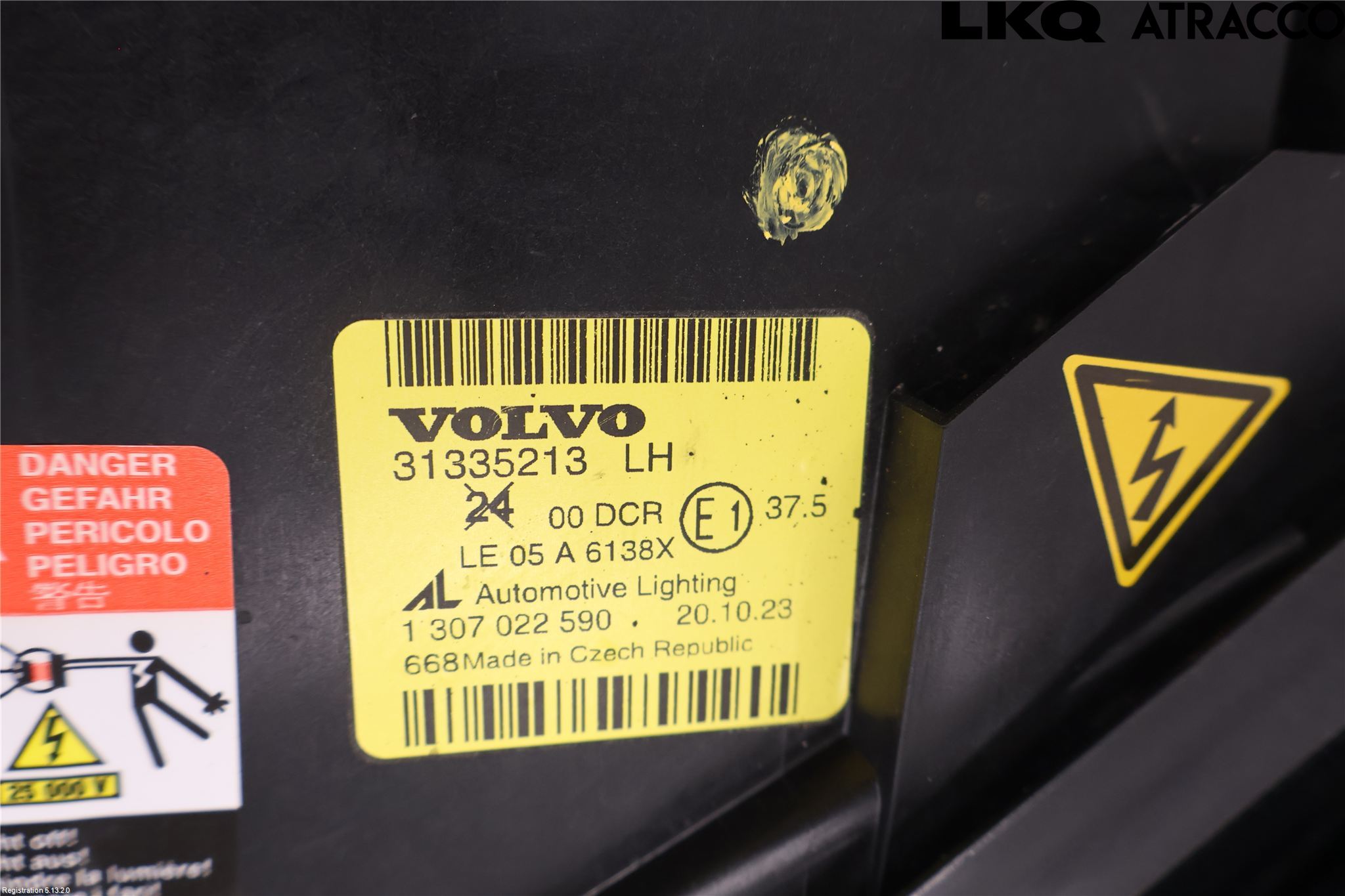 Volvo C30 07-10 Frontlykt Venstre