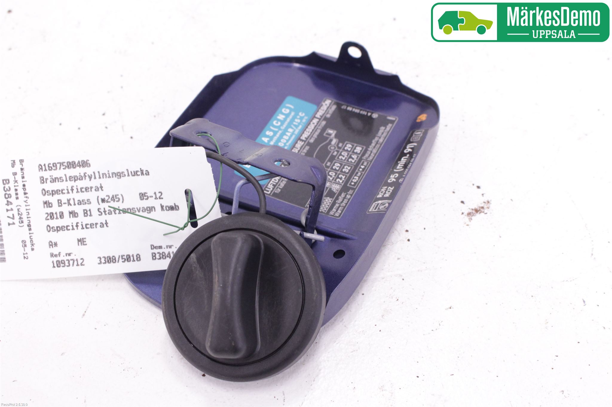 Mercedes-Benz MB B-KLASS (W245) 05-12 Drivstoff Tankluke