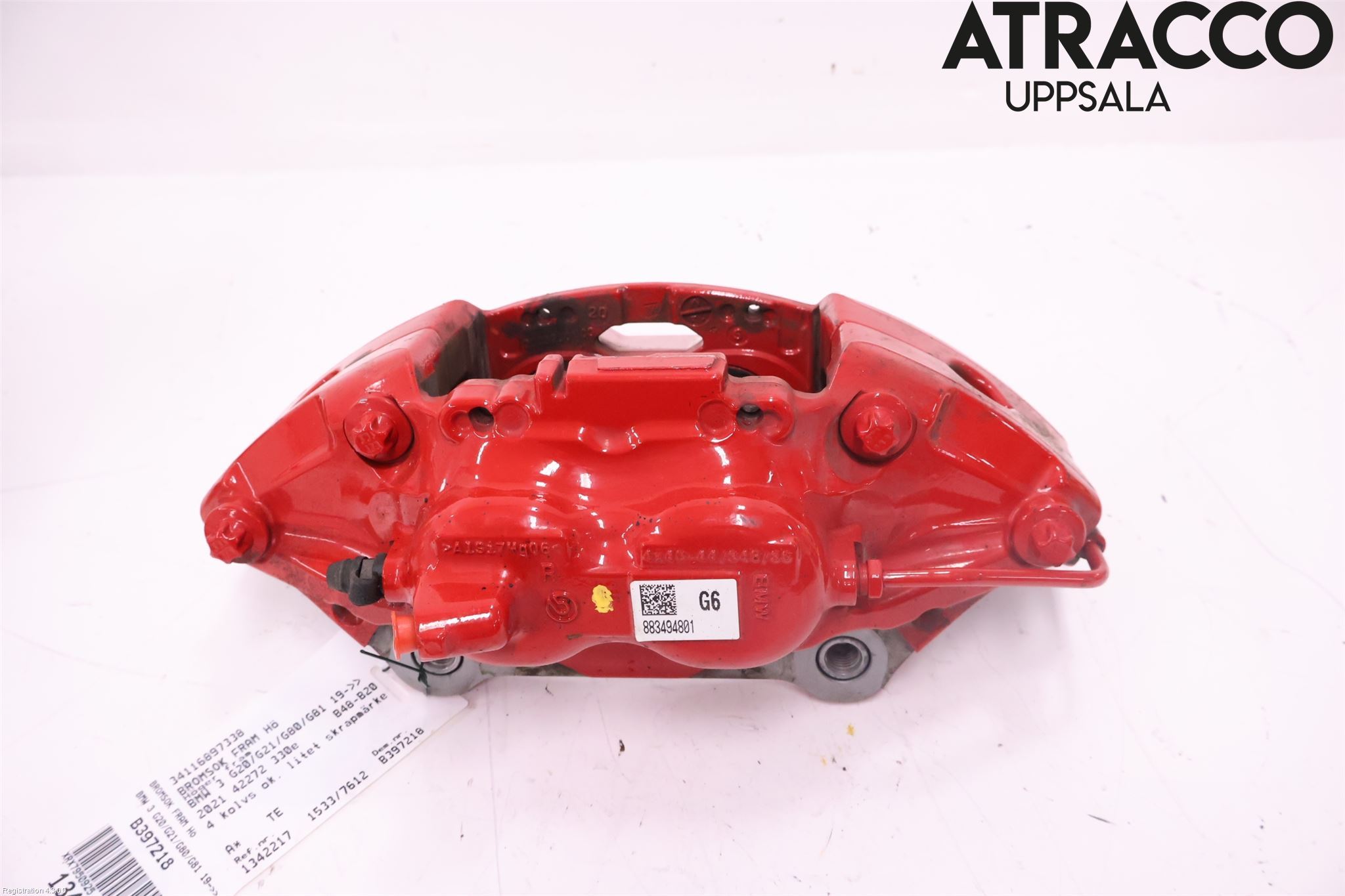 BMW 3 G20/G21/G80/G81 19- Bremsecaliper Foran Høyre