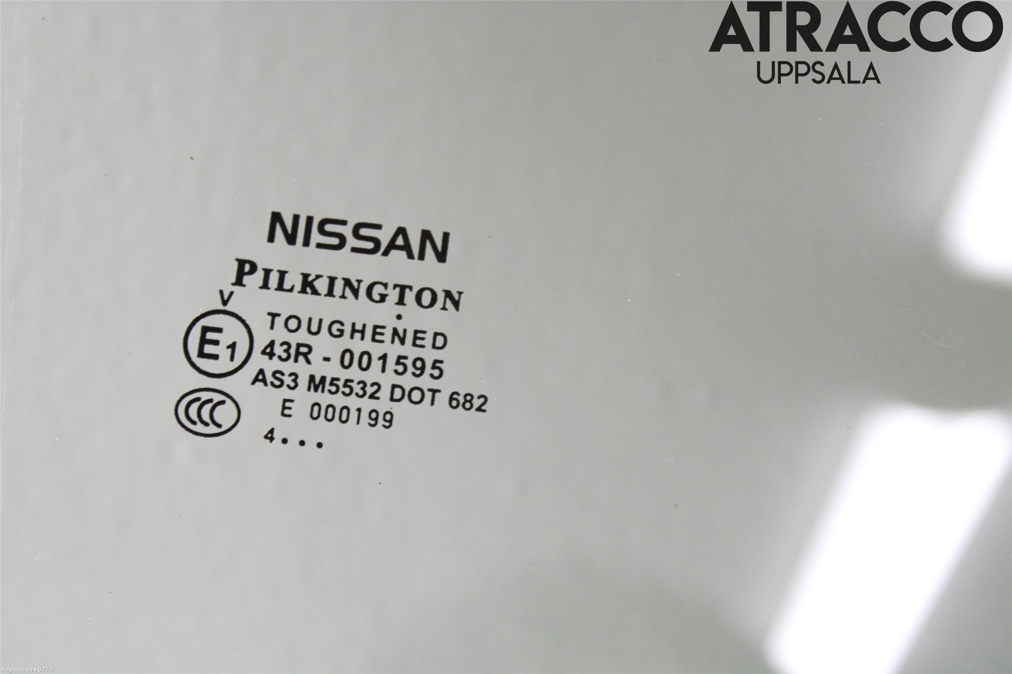Nissan QASHQAI 14-17 Dørrute Bak Høyre 4Dørs