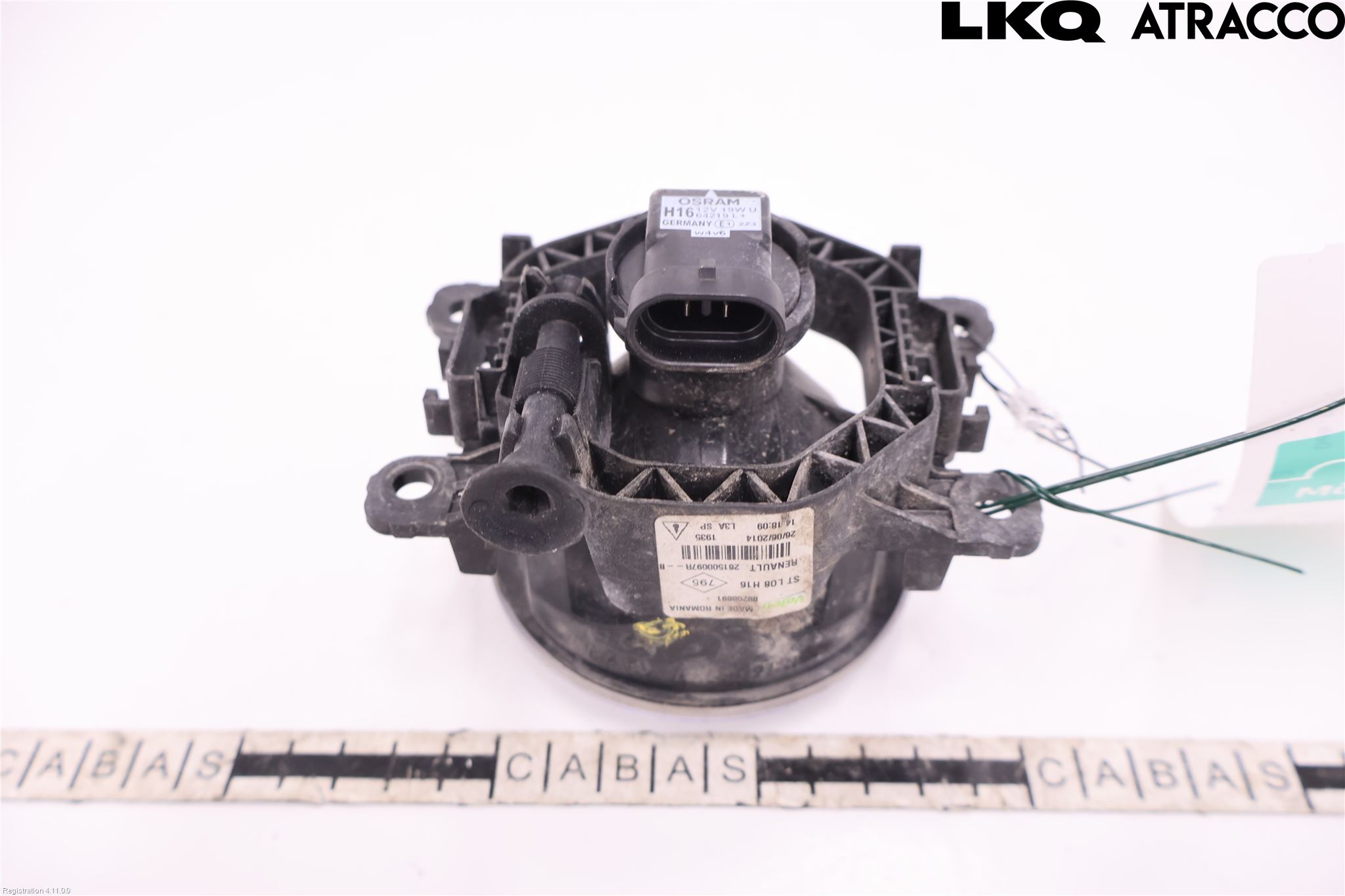 Dacia DUSTER 10-17 Frontlykt-Kurve-Tåkelys