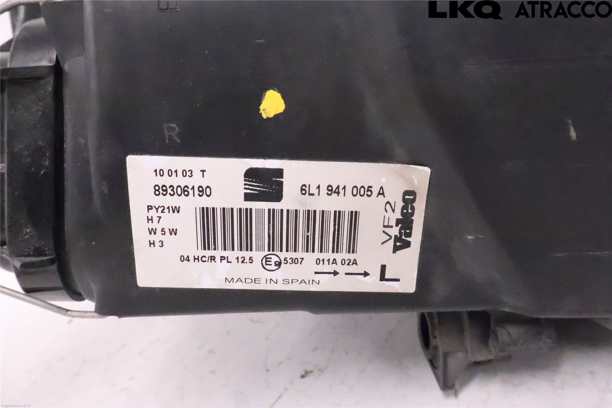 Seat CORDOBA 03-09 Frontlykt Venstre