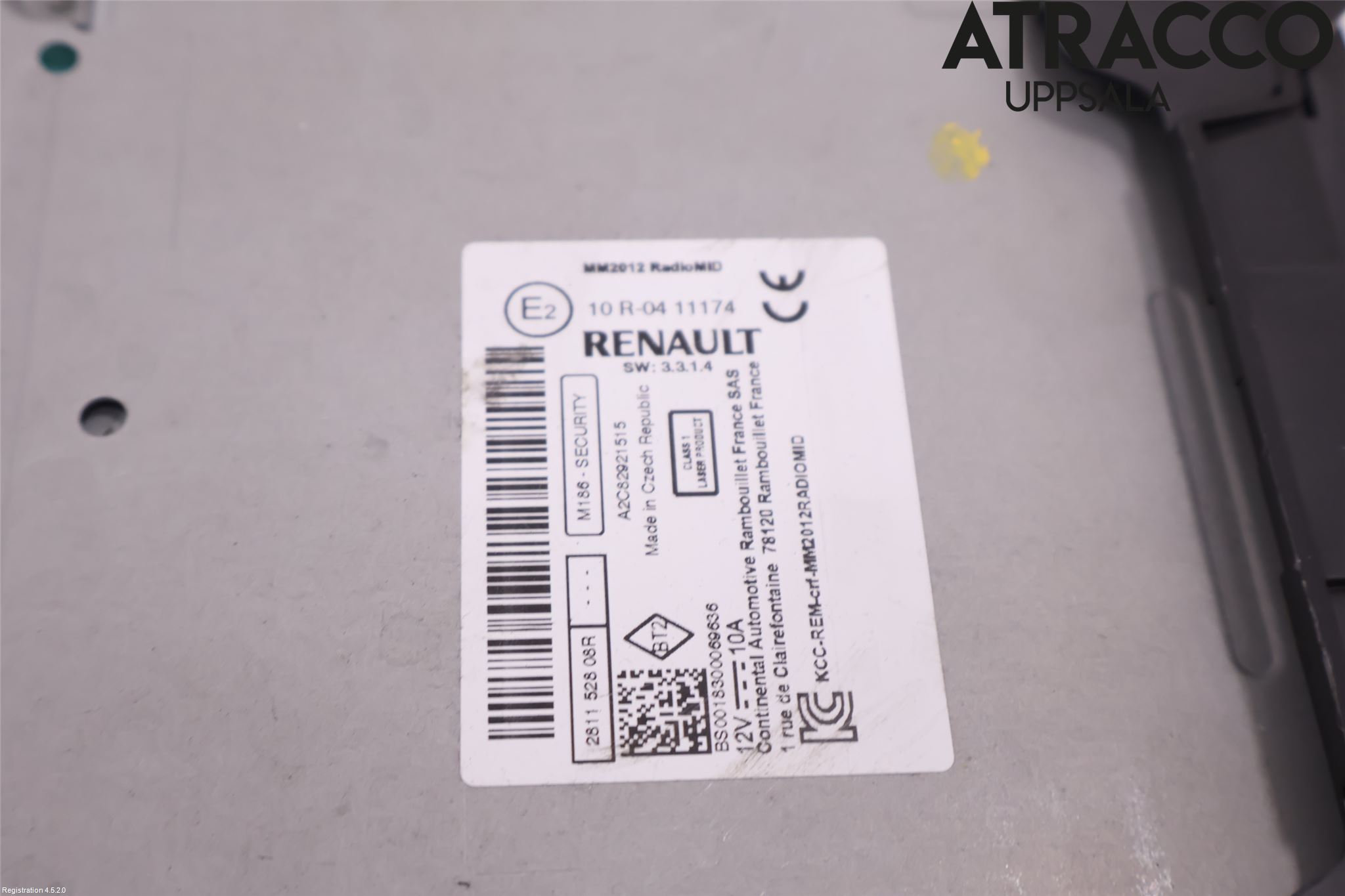 Renault KANGOO II 15-21 Stereo Radio Med Cd
