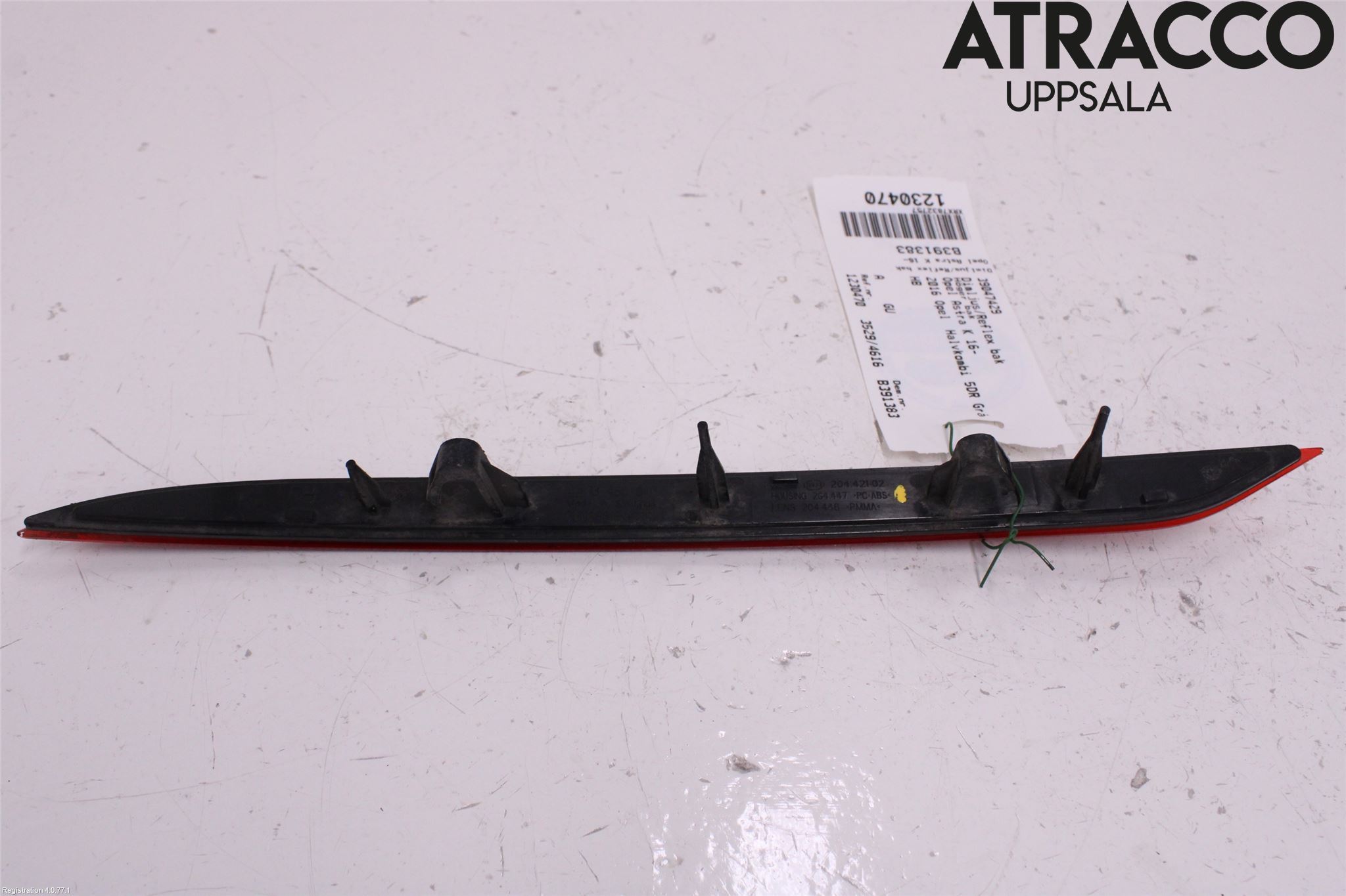 Opel ASTRA K 16-22 Refleks Bak