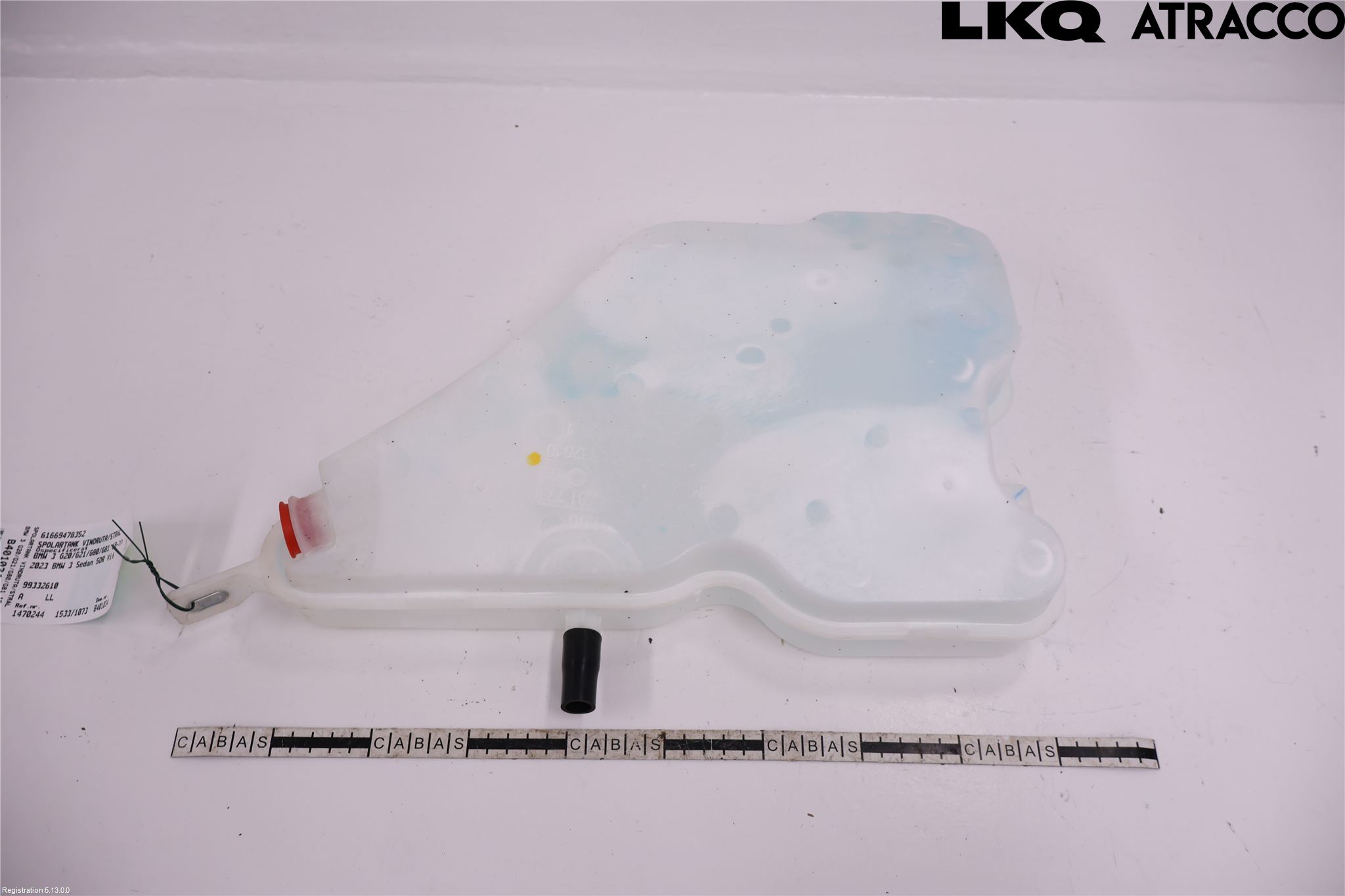 BMW 3 G20/G21/G80/G81 19- Spylerbeholder Frontrute-Lykte