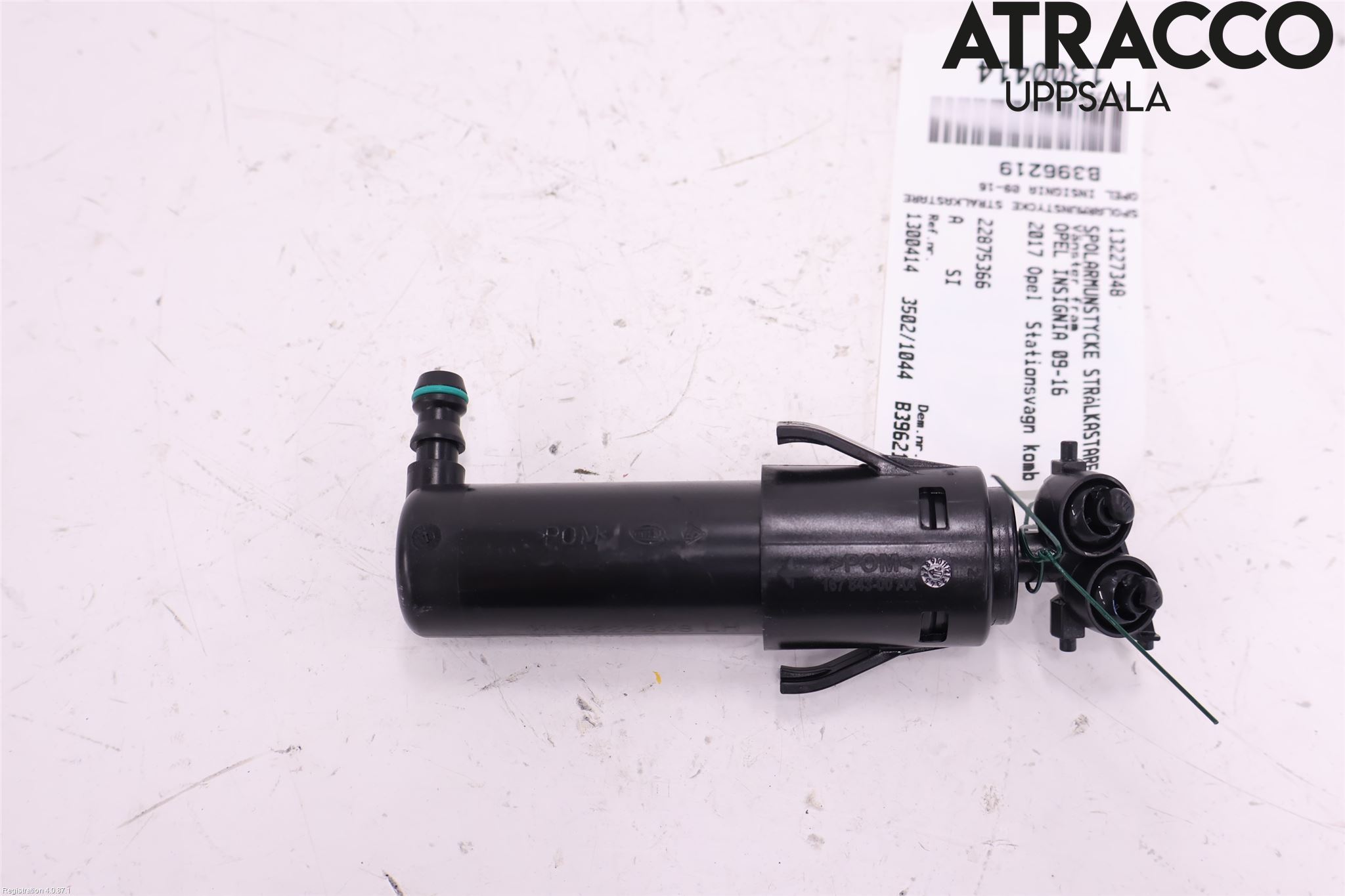 Opel INSIGNIA 09-16 Spylerdyse Frontlykter