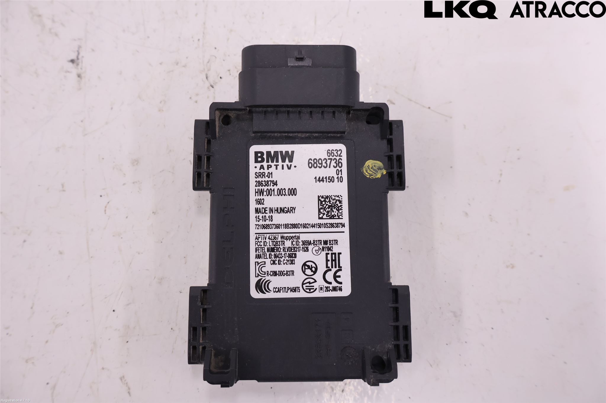 BMW 5 G30/G31/F90 17-23 Sensor Kollisjonsbeskyttelse
