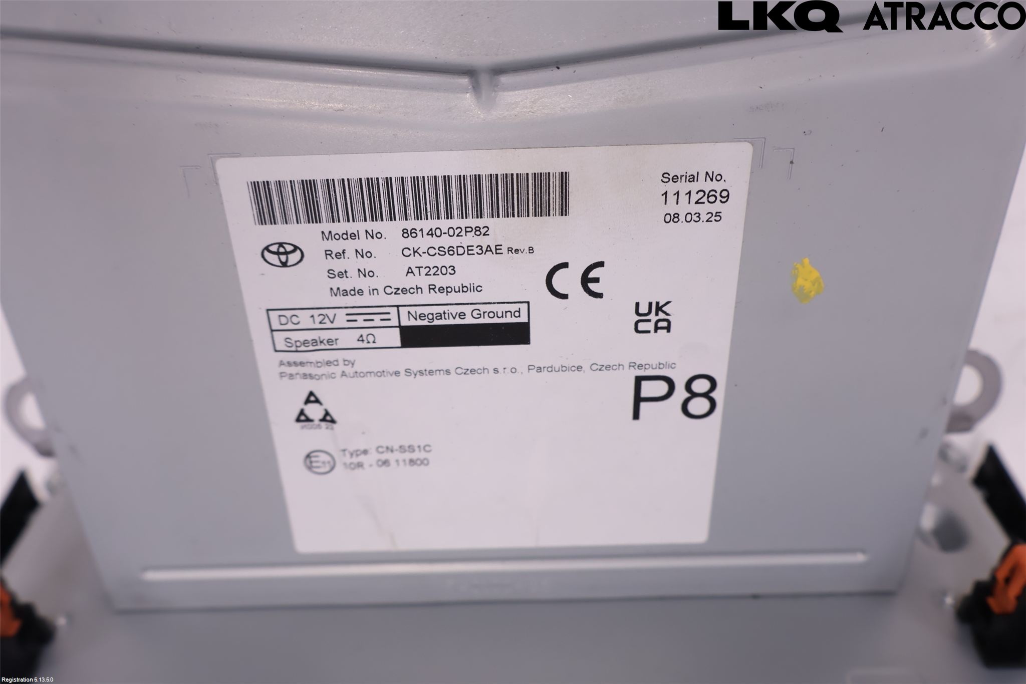 Toyota COROLLA 19- Stereo Radio Med Cd
