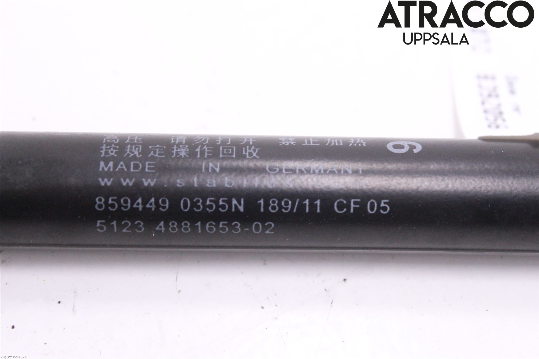 BMW 5 F10/F11/F18 09-17 Panser Demper-Gassfjær