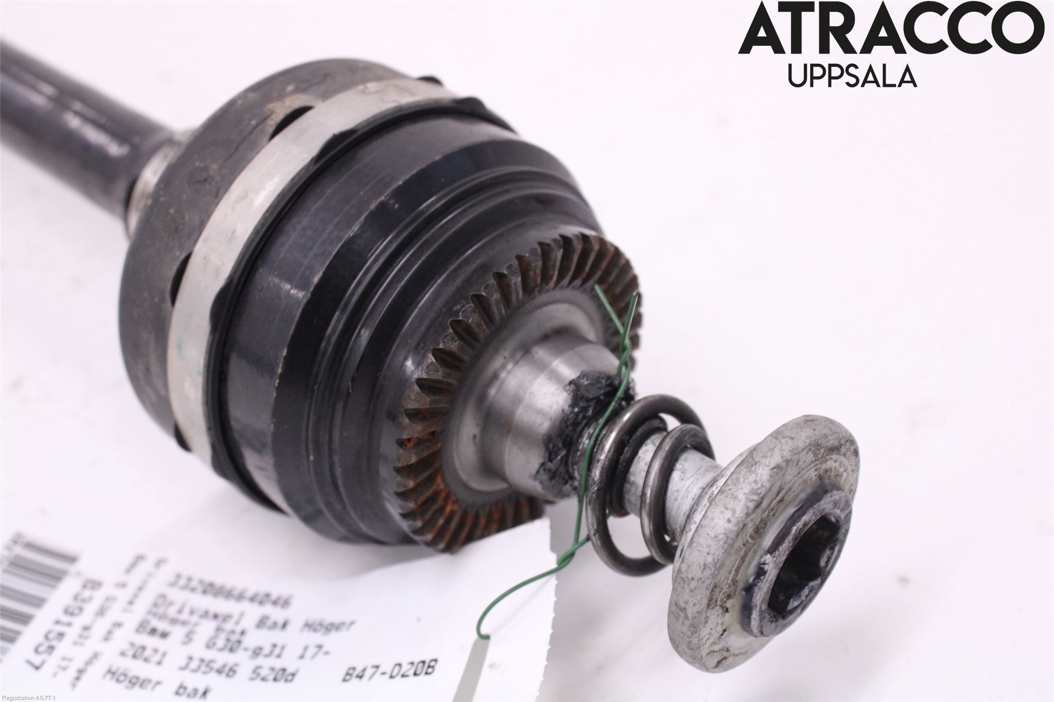 BMW 5 G30/G31/F90 17-23 Drivaksel Bak Kompl Høyre