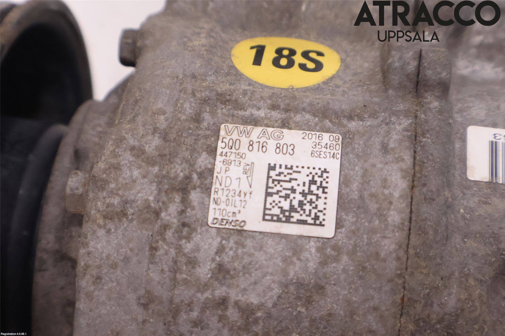 Audi A3/S3 8V 13-20 Varme Ac Kompressor