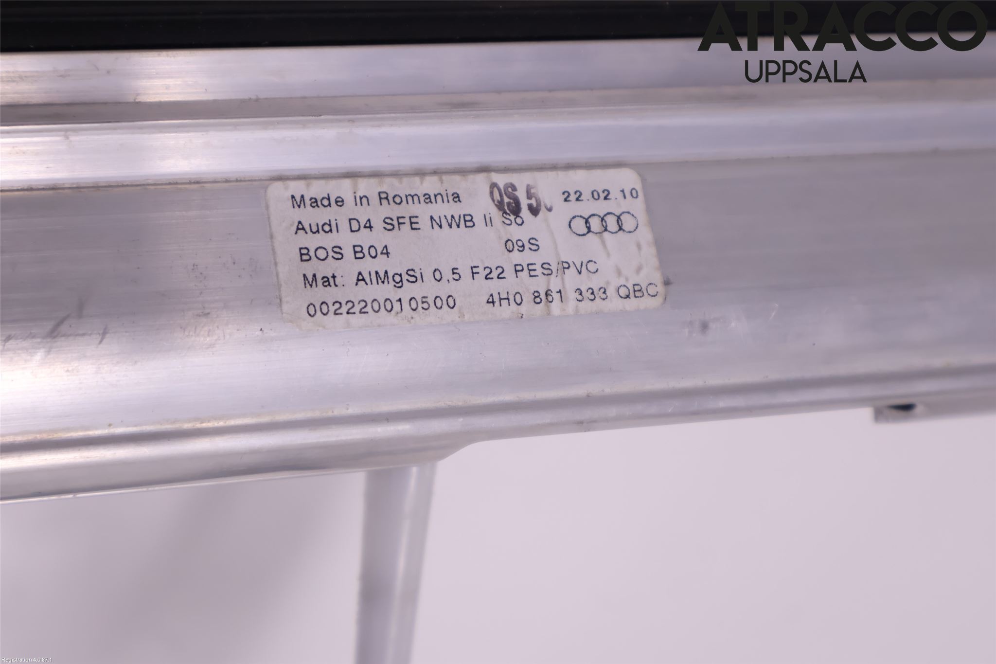 Audi A8/S8 4H 10-17 Innr Solskjerm