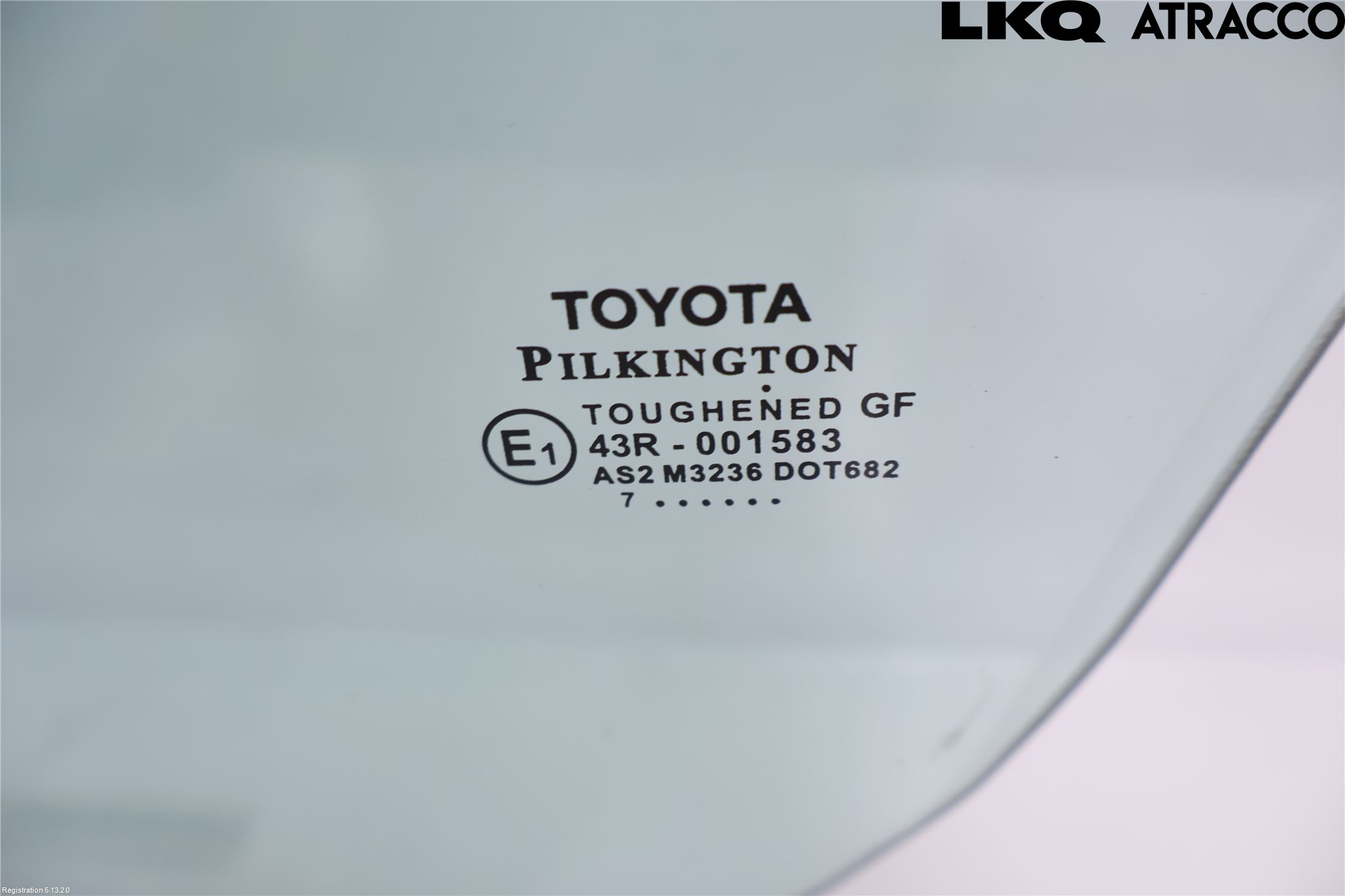 Toyota YARIS XP130 15-20 Dørrute Foran Venstre 4 Dørs